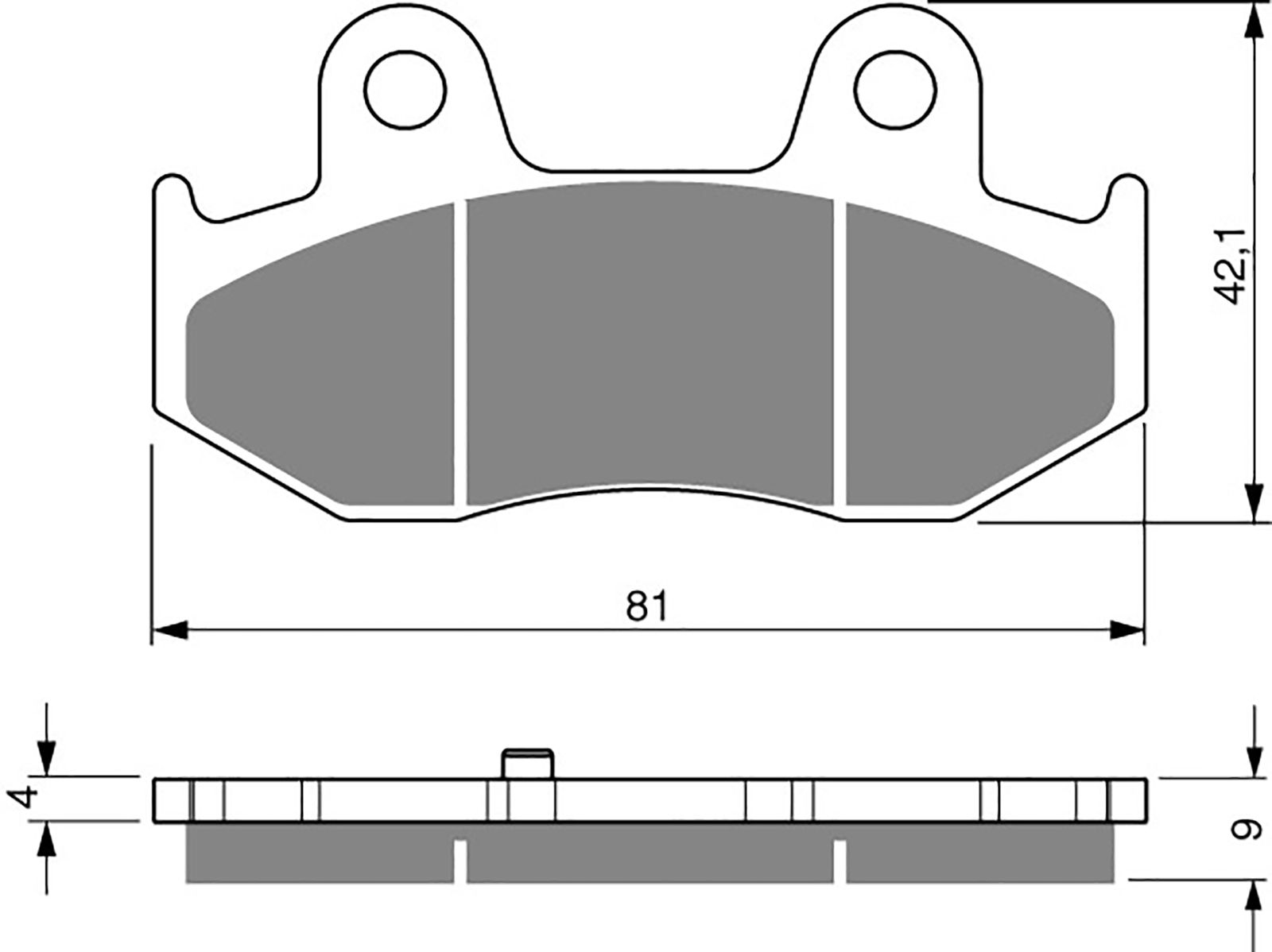 Goldfren Ad Brake Pads - 700267GA image