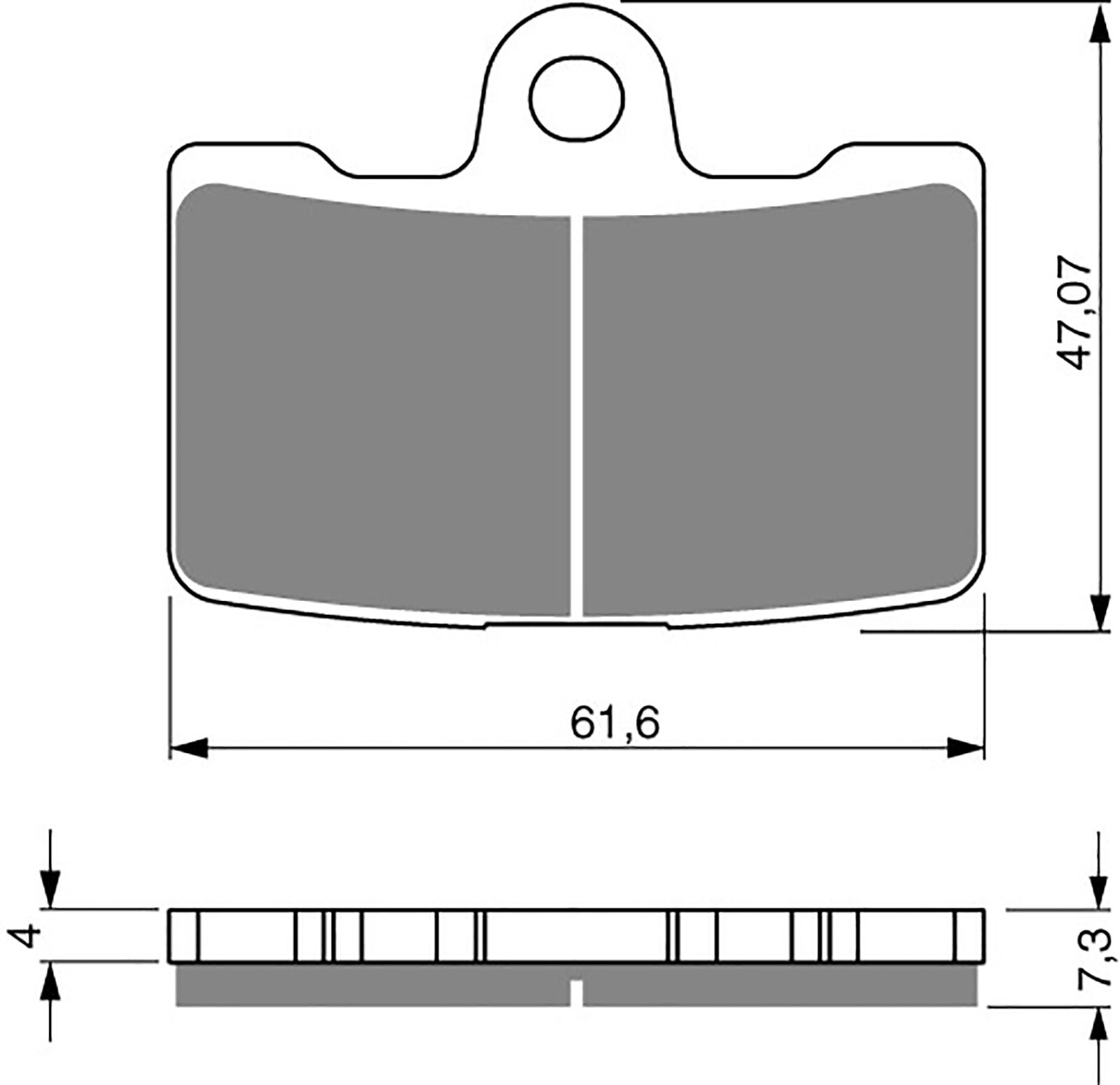 Goldfren Ad Brake Pads - 700269GA image