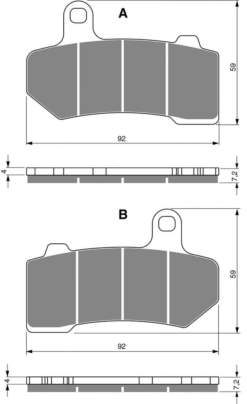 Goldfren Ad Brake Pads - 700271GA image