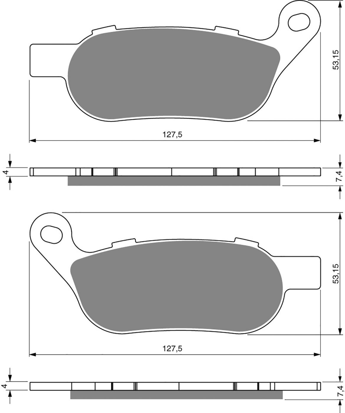 Goldfren Ad Brake Pads - 700273GA image