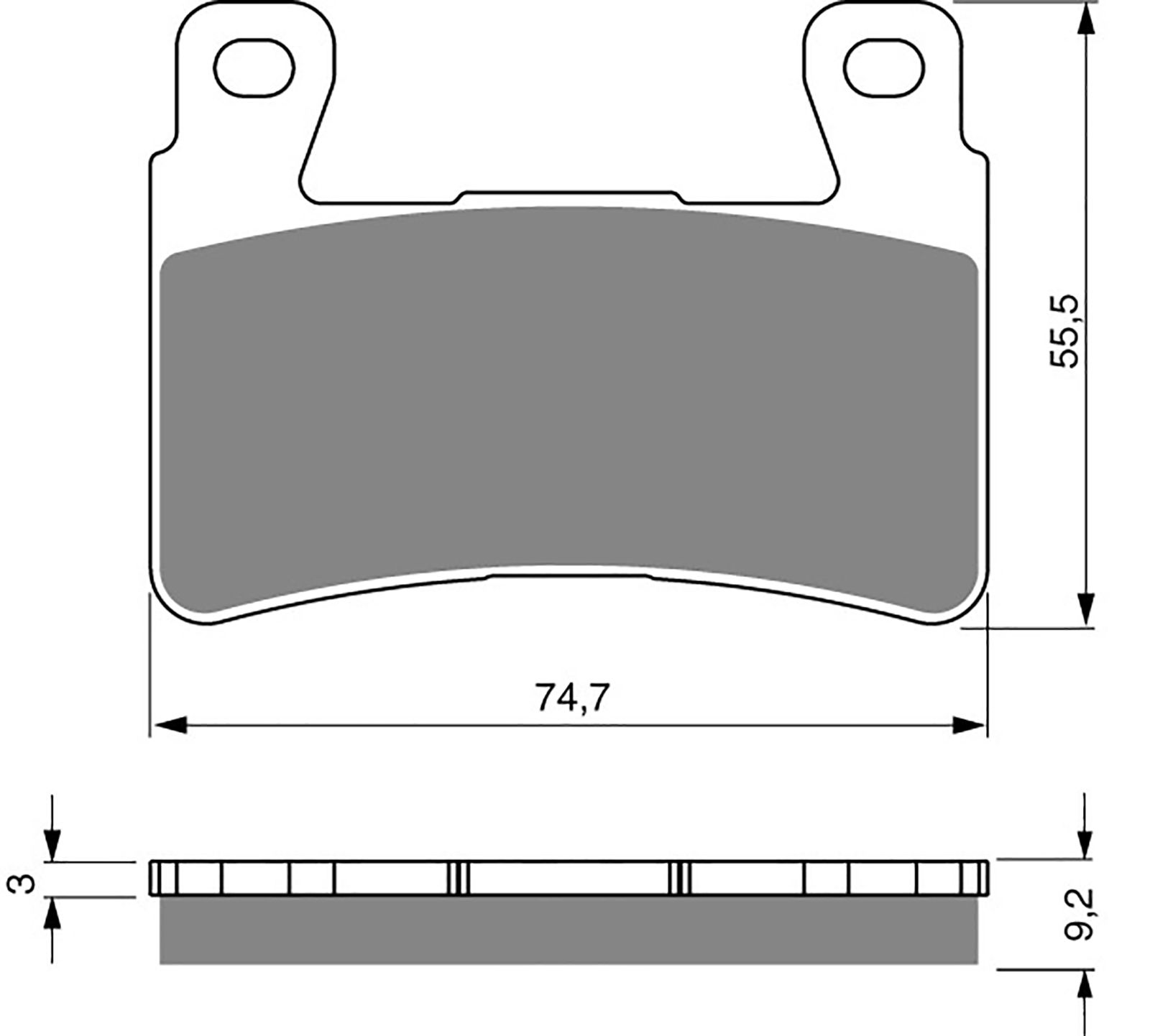 Goldfren Ad Brake Pads - 700279GA image