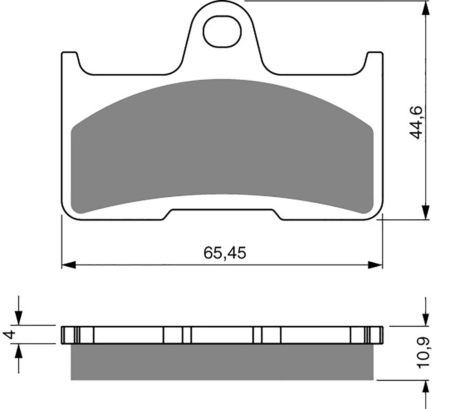 Goldfren Ad Brake Pads - 700281GA image