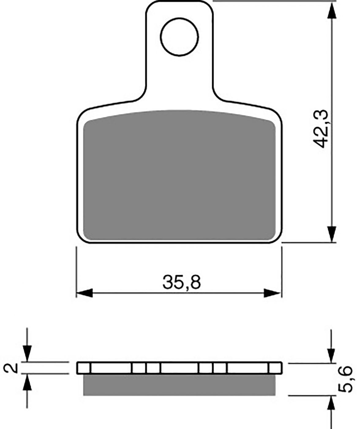 Goldfren Ad Brake Pads - 700282GA image