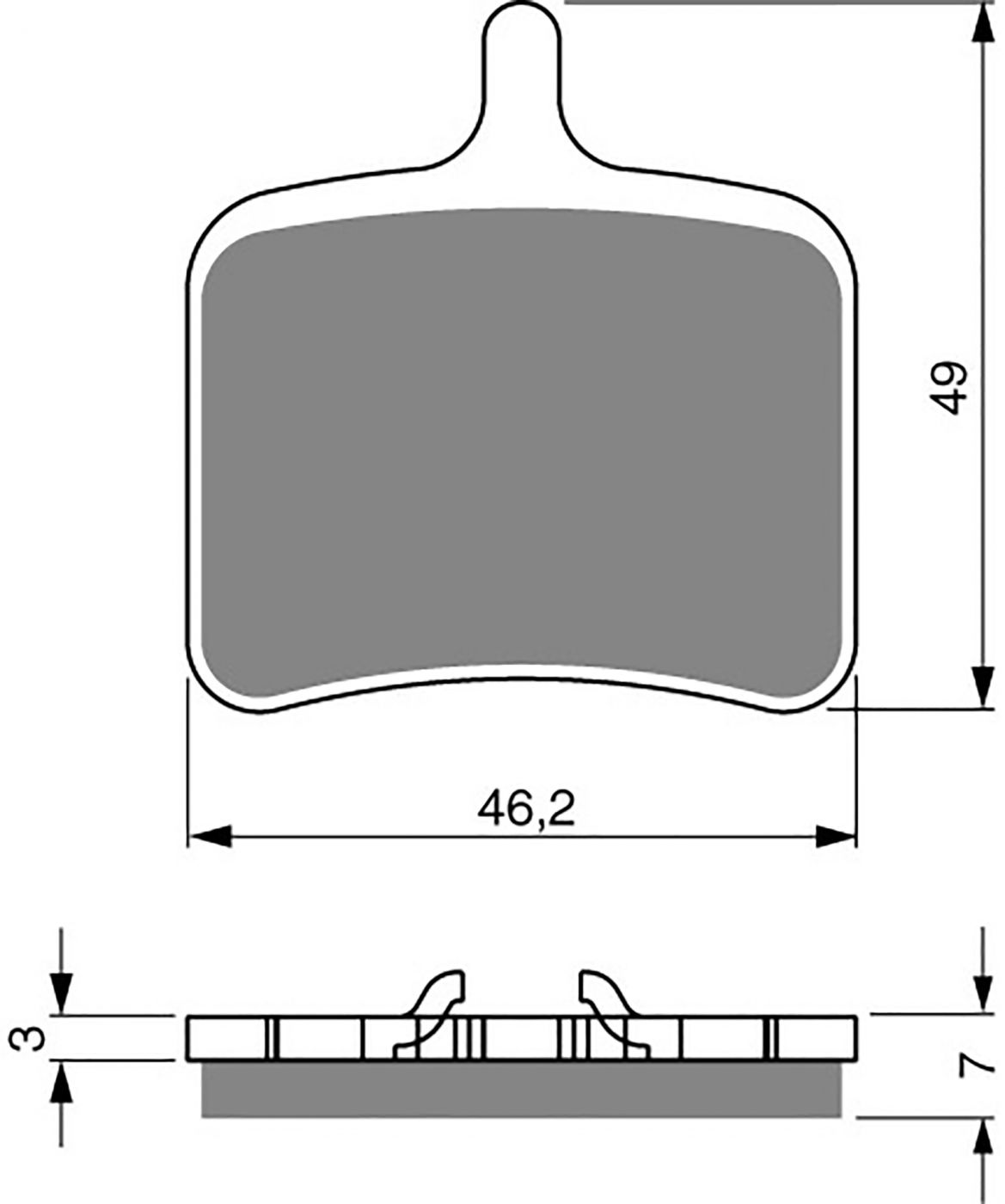 Goldfren Ad Brake Pads - 700290GA image