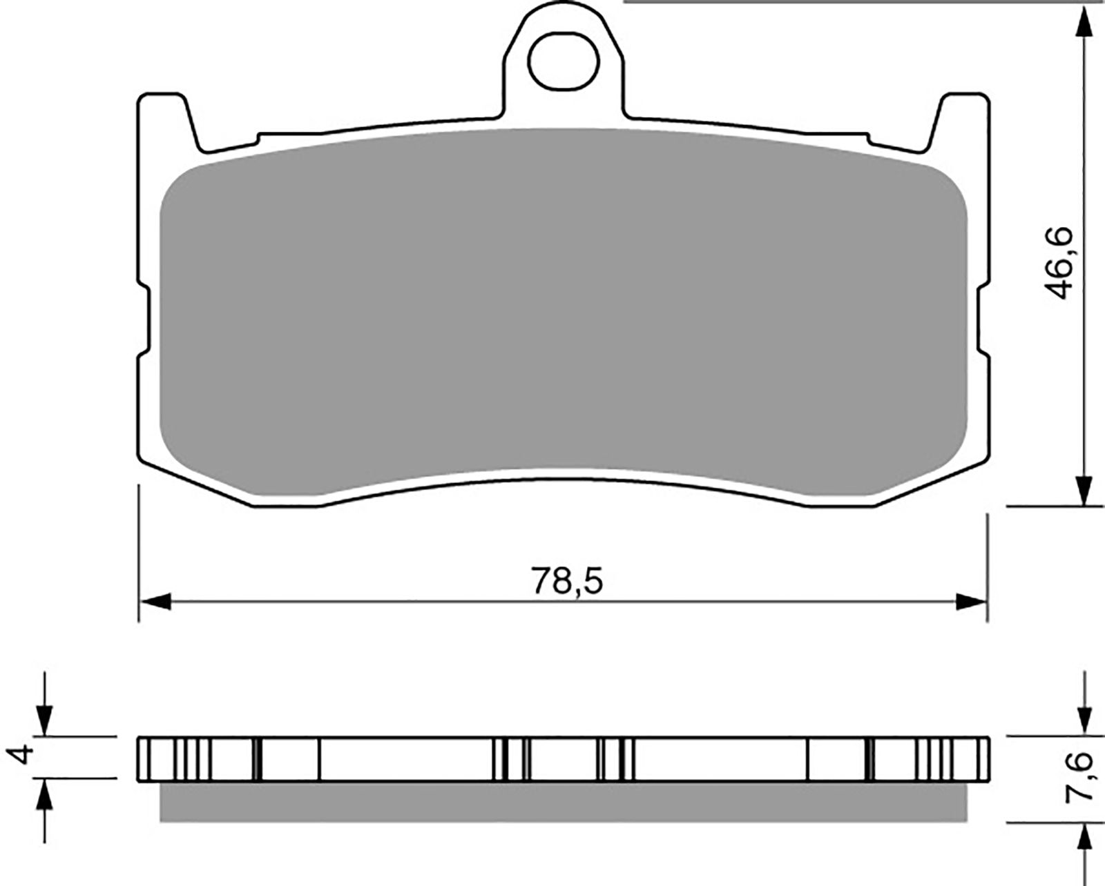 Goldfren Ad Brake Pads - 700296GA image