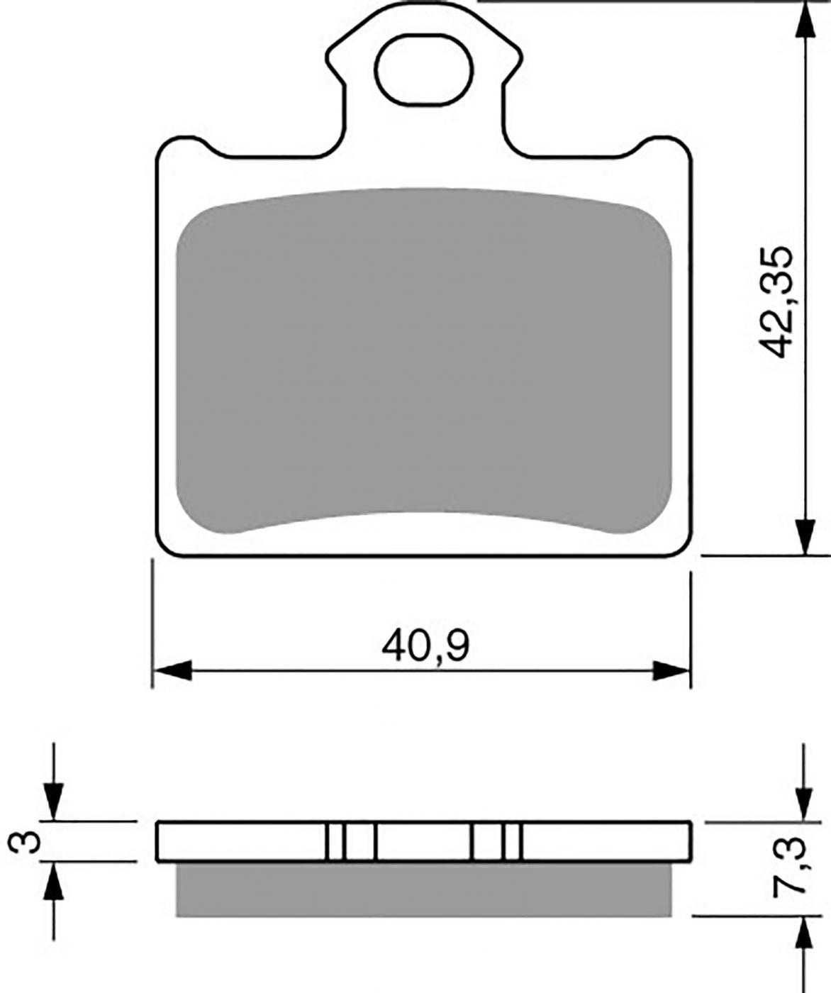 Goldfren Ad Brake Pads - 700297GA image