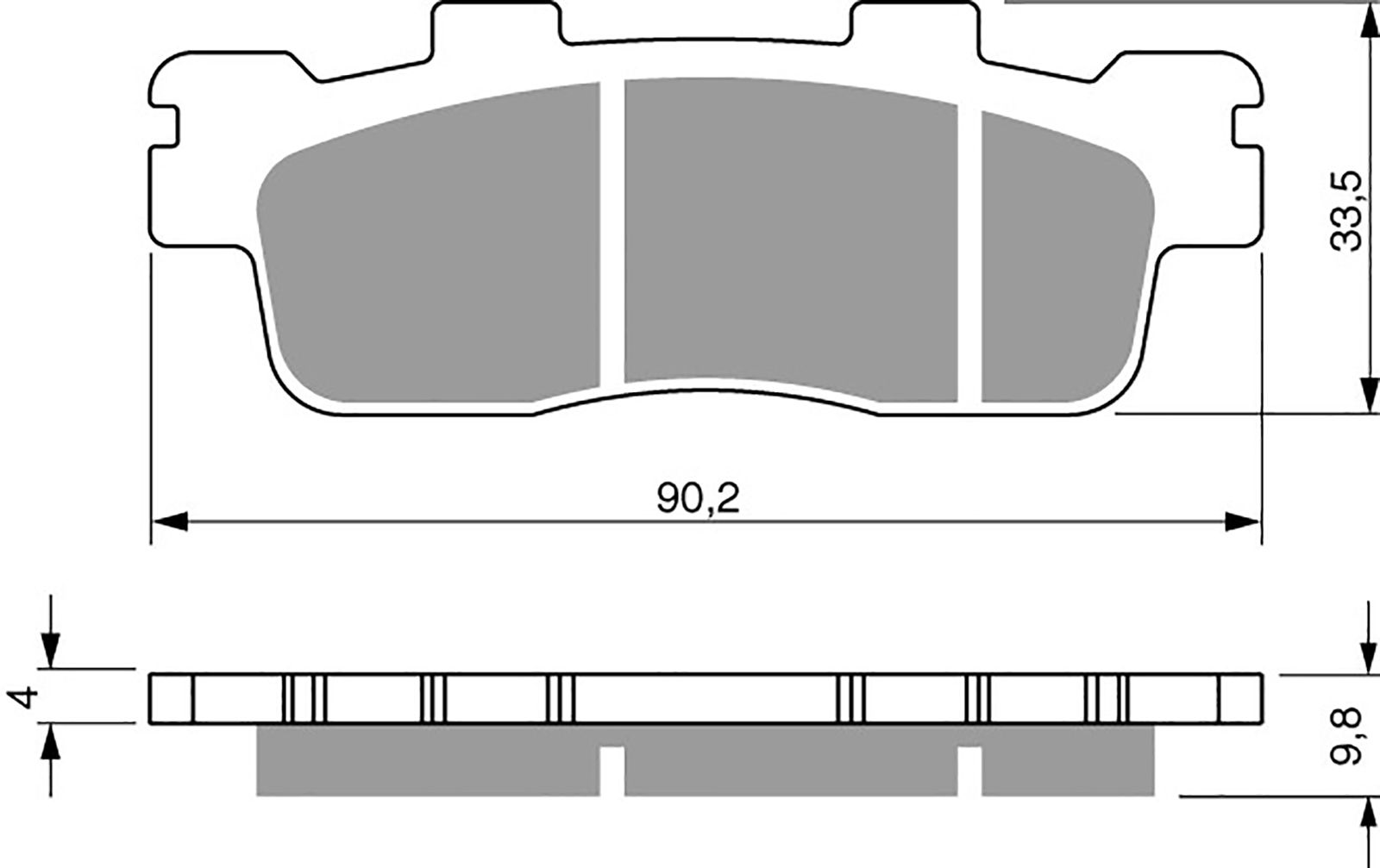 Goldfren Ad Brake Pads - 700302GA image