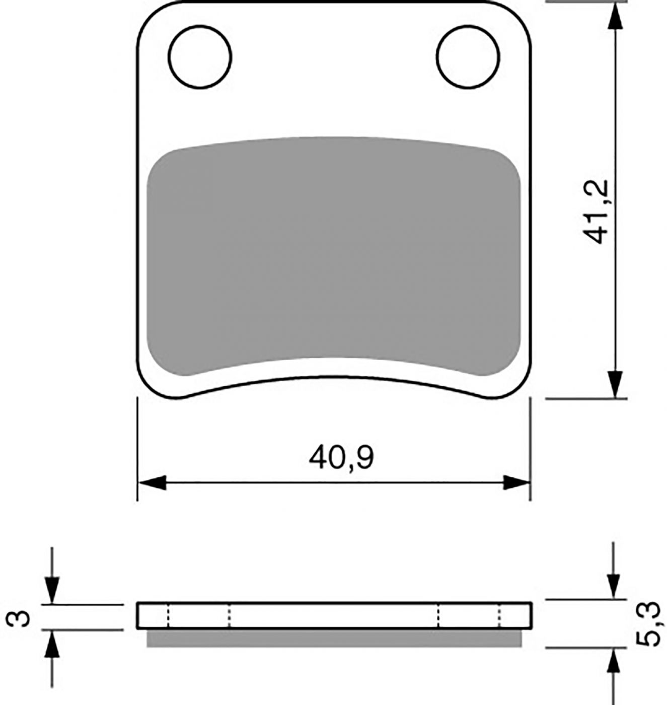 Goldfren Ad Brake Pads - 700303GA image