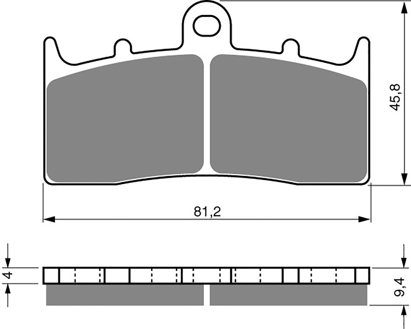 Goldfren Ad Brake Pads - 700318GA image