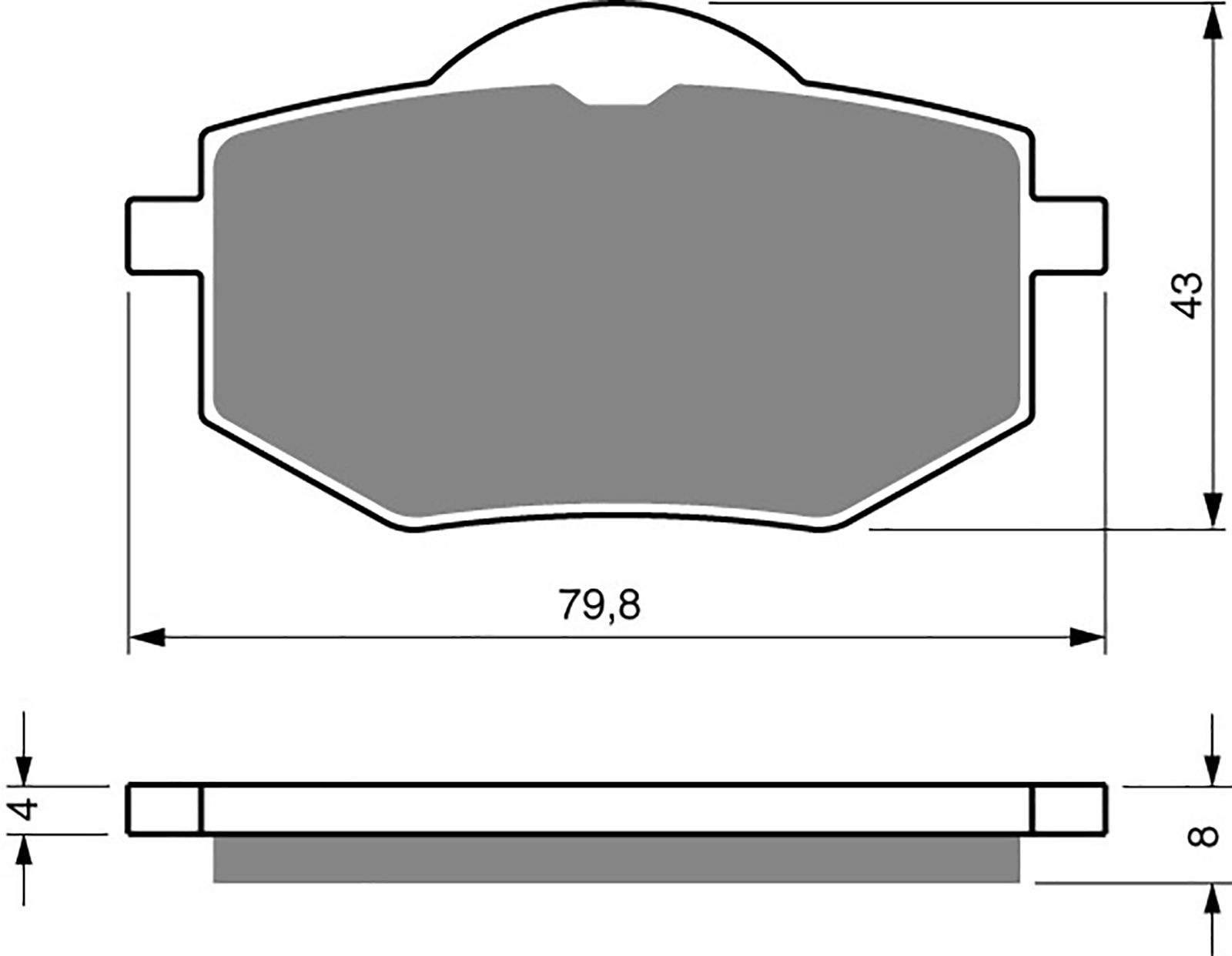 Goldfren Ad Brake Pads - 700322GA image