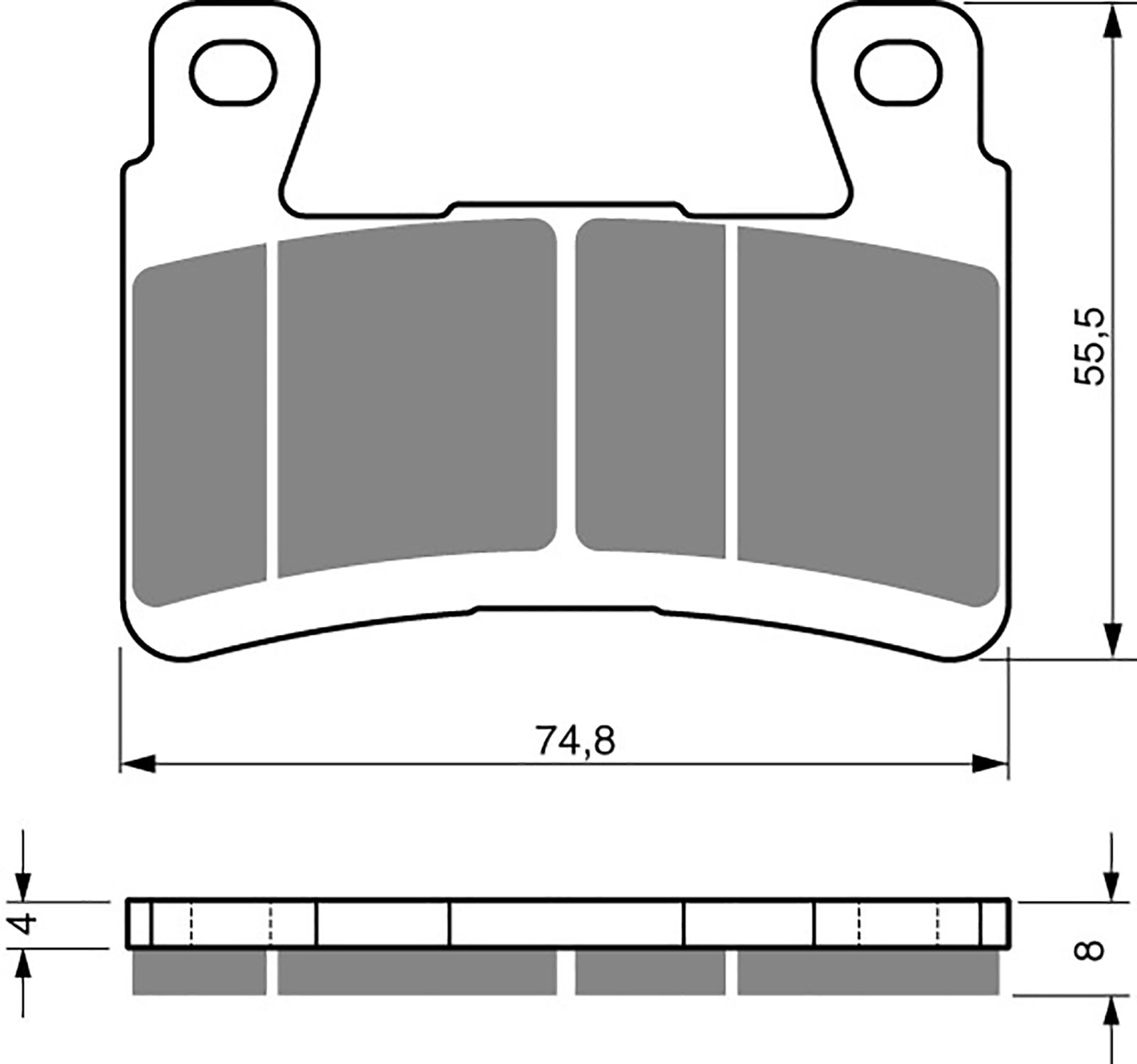 Goldfren Ad Brake Pads - 700324GA image