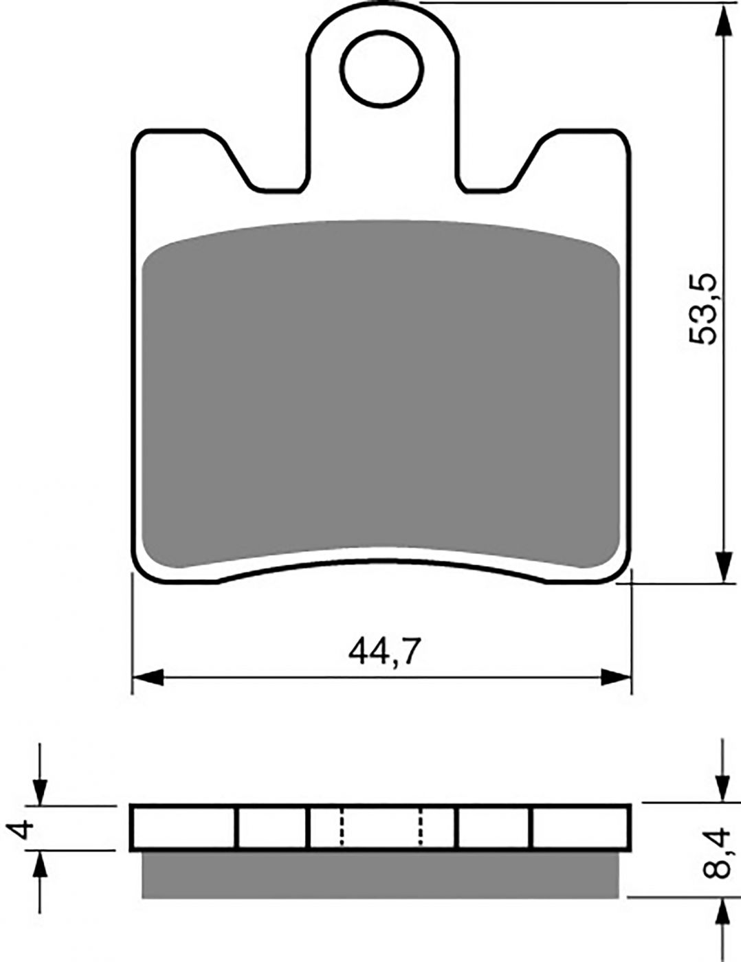 Goldfren Ad Brake Pads - 700326GA image