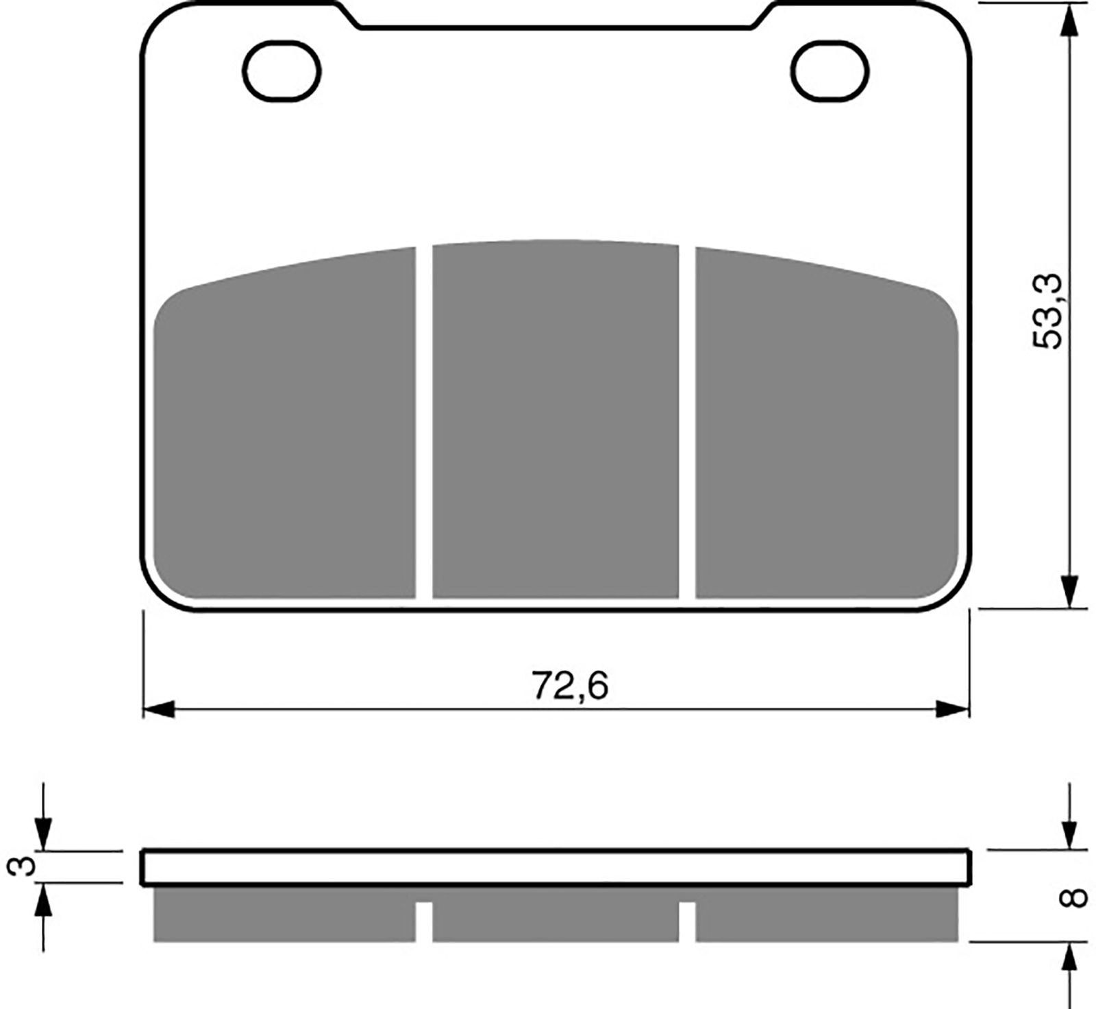 Goldfren Ad Brake Pads - 700331GA image