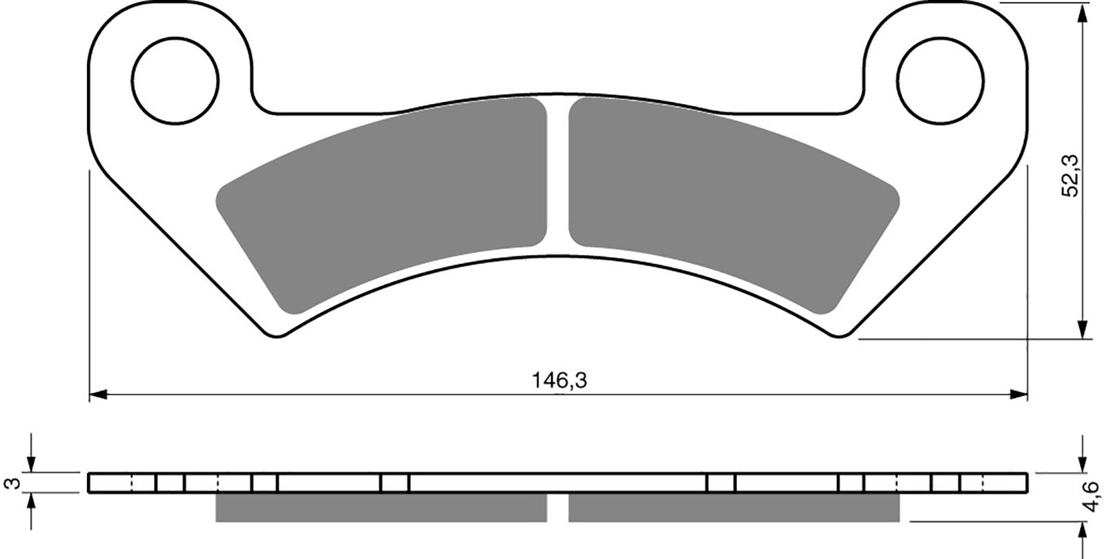 Goldfren Ad Brake Pads - 700347GA image