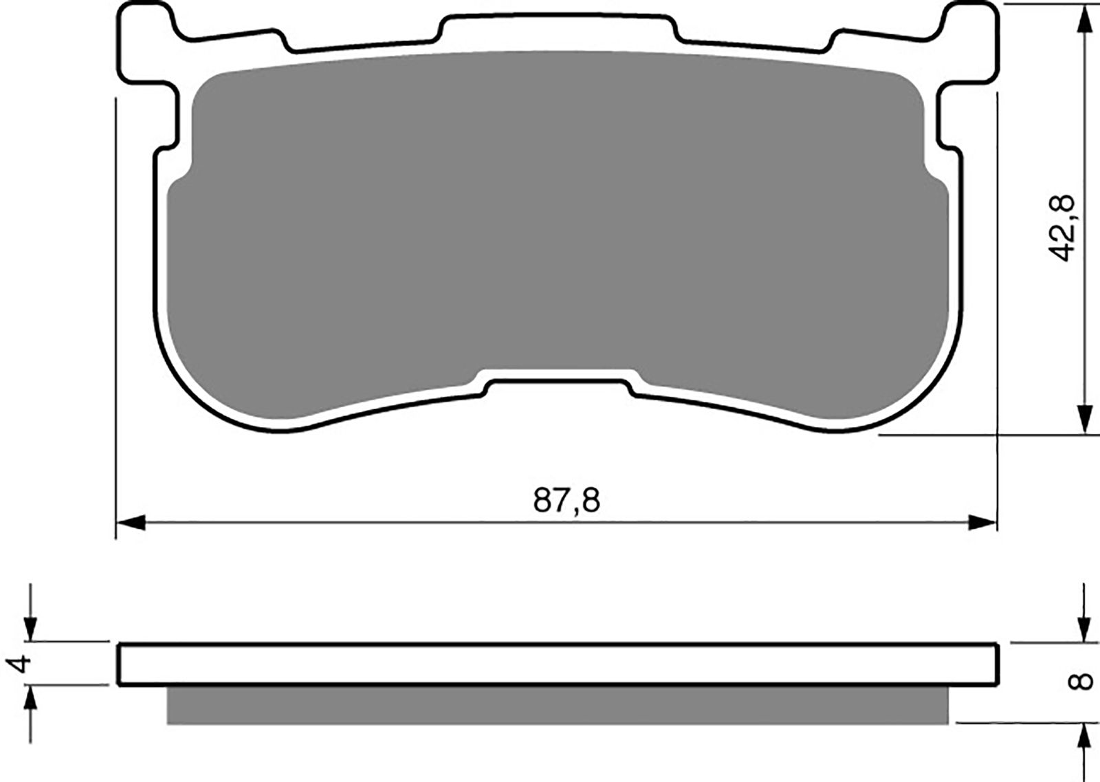 Goldfren Ad Brake Pads - 700353GA image