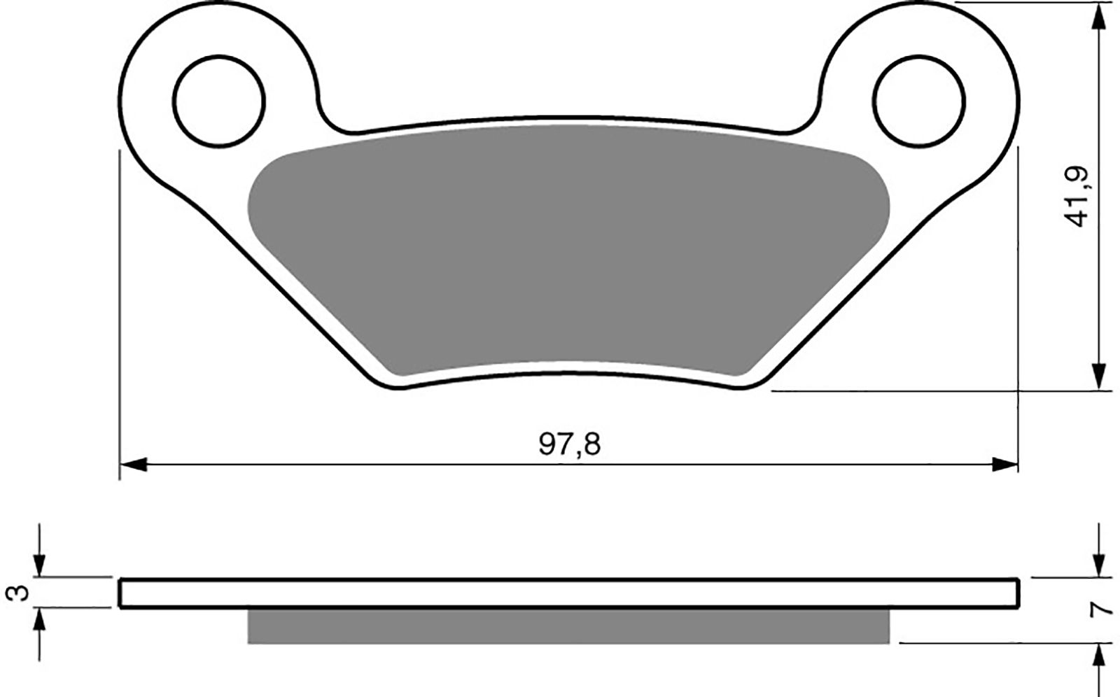 Goldfren Ad Brake Pads - 700356GA image