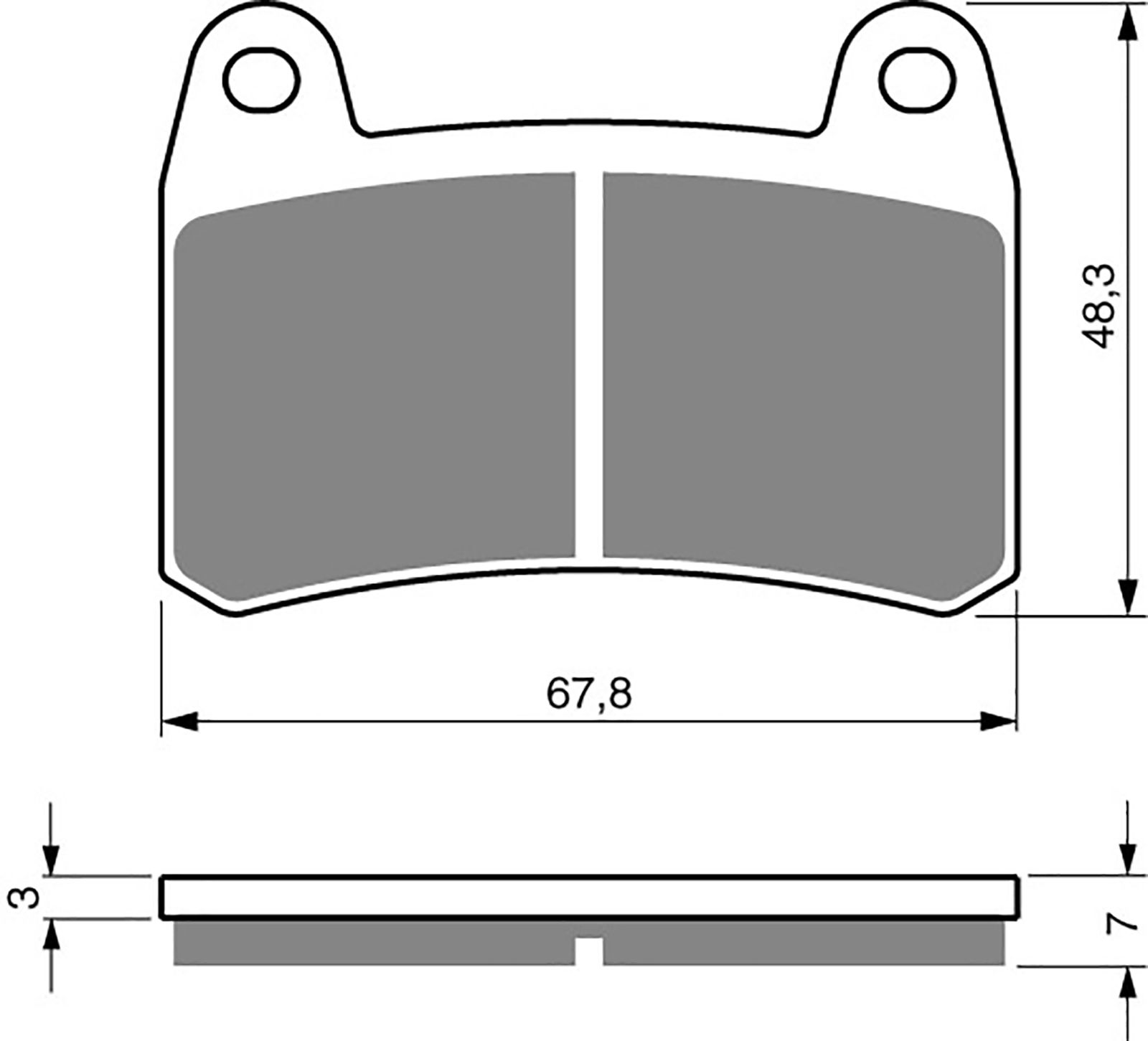 Goldfren Ad Brake Pads - 700361GA image