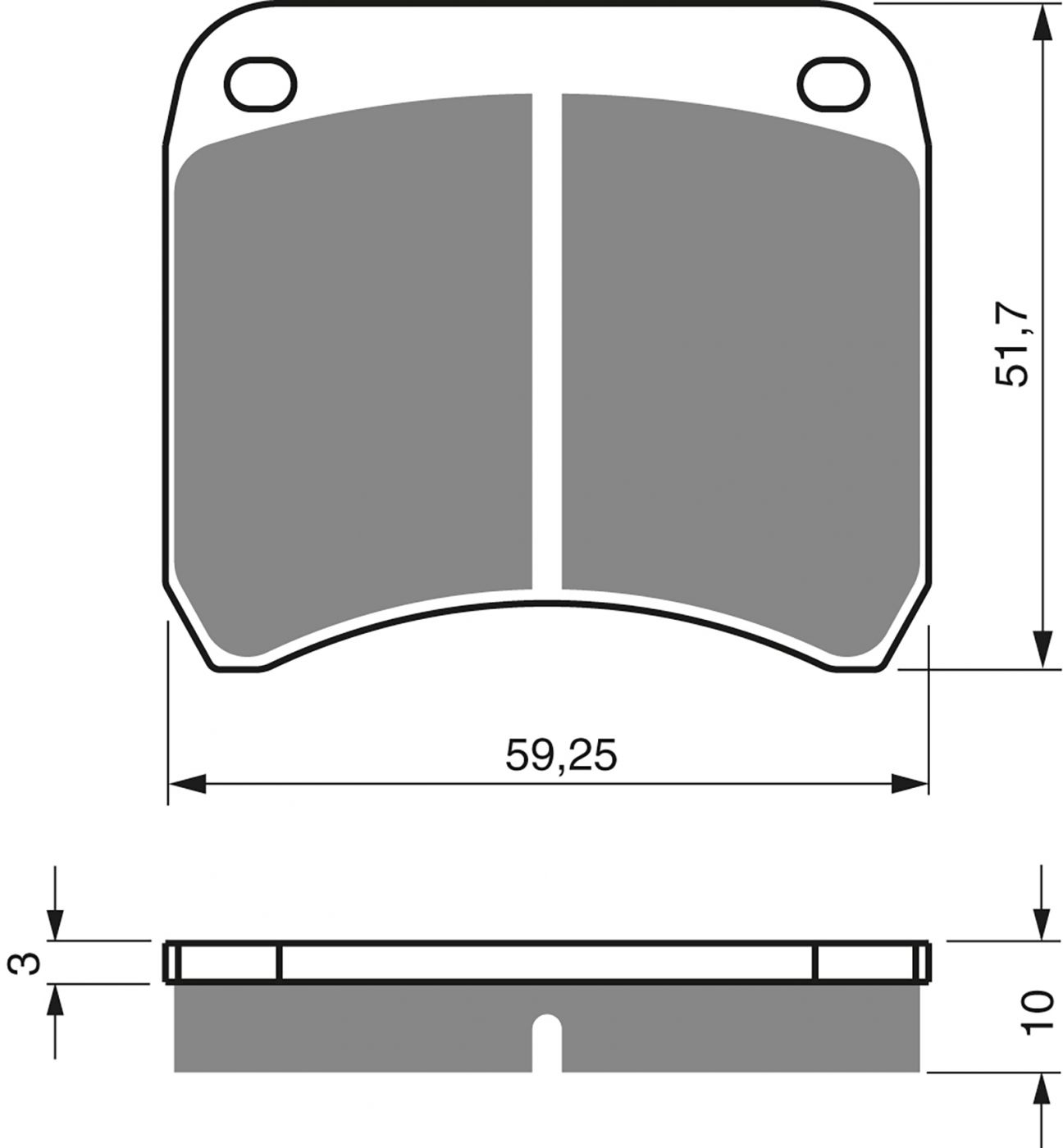 Goldfren Ad Brake Pads - 700365GA image