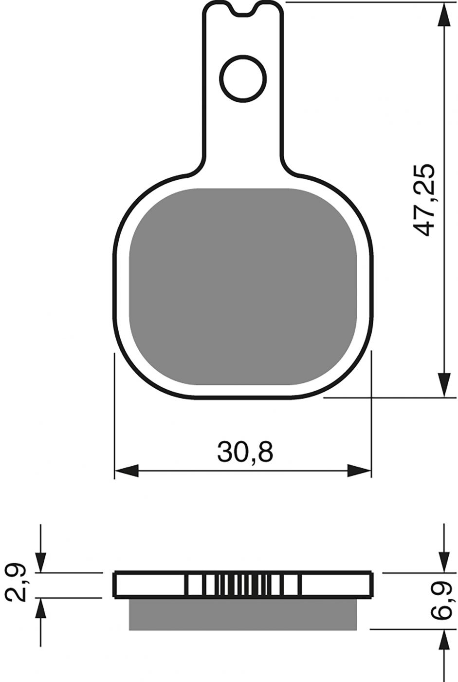 Goldfren Ad Brake Pads - 700368GA image