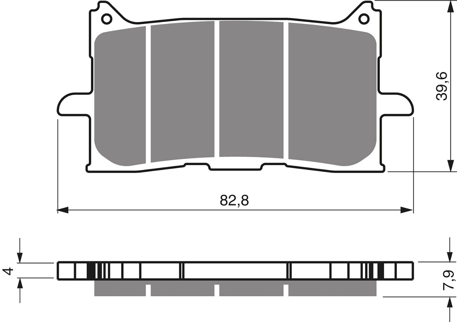 Goldfren Ad Brake Pads - 700379GA image