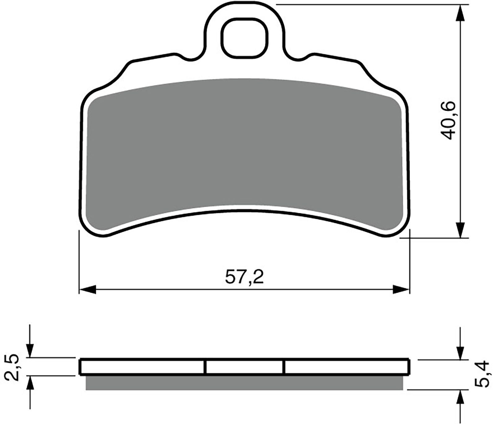 Goldfren Ad Brake Pads - 700388GA image