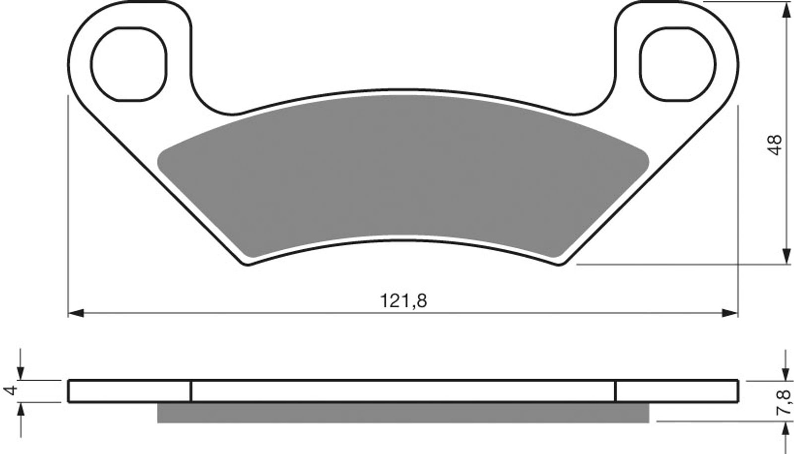 Goldfren K5 Brake Pads - 700408GK image