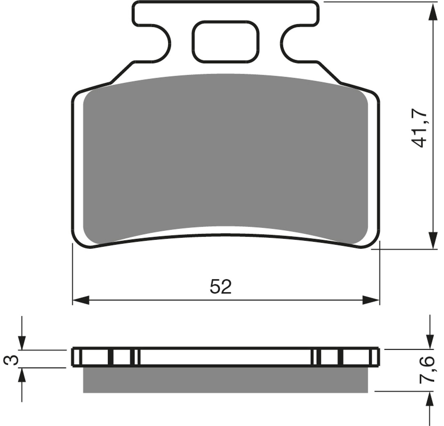 Goldfren Ad Brake Pads - 700449GA image