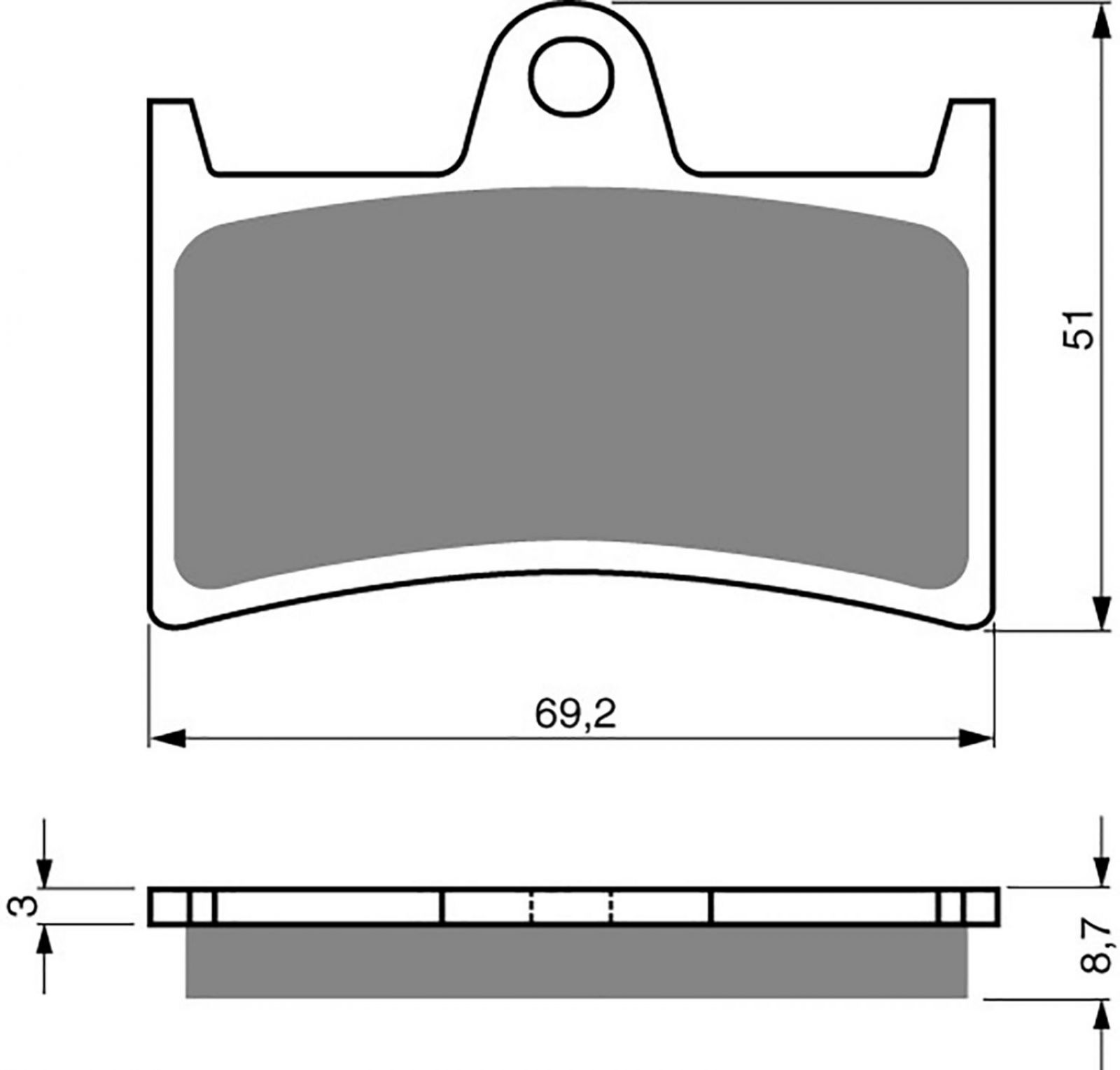 Goldfren S33-070 Brake Pads
