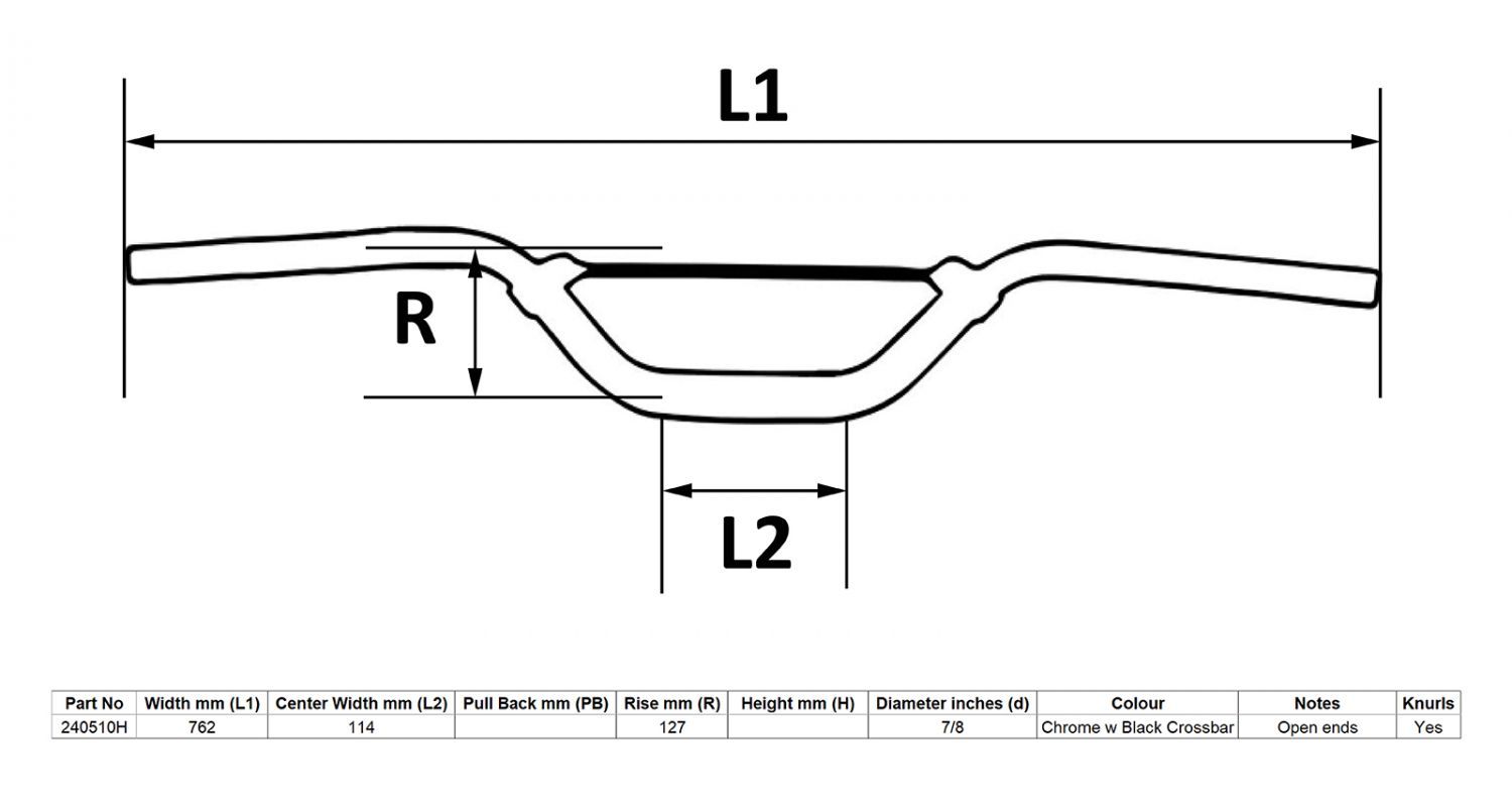 Alloy Handlebars - 240510H Alloy Handlebars - 240510H image