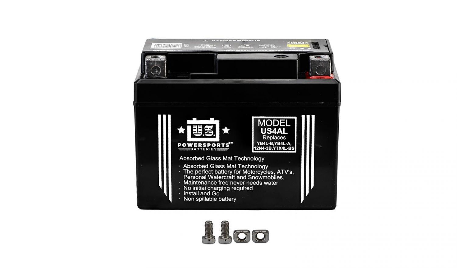 US Powersports Sealed Battery - 501045U US Powersports Sealed Battery - 501045U image