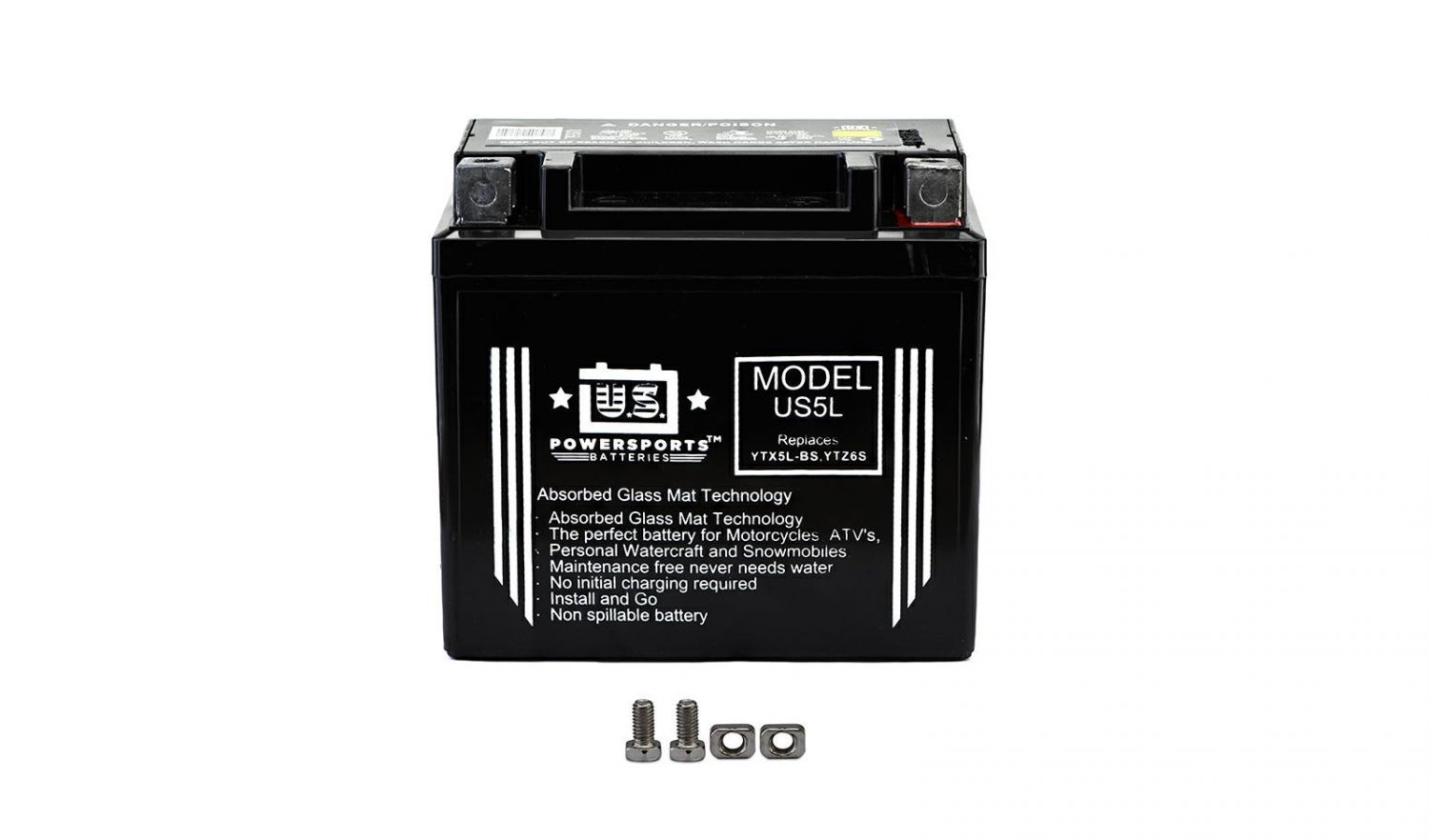 US Powersports Sealed Battery - 501055U US Powersports Sealed Battery - 501055U image