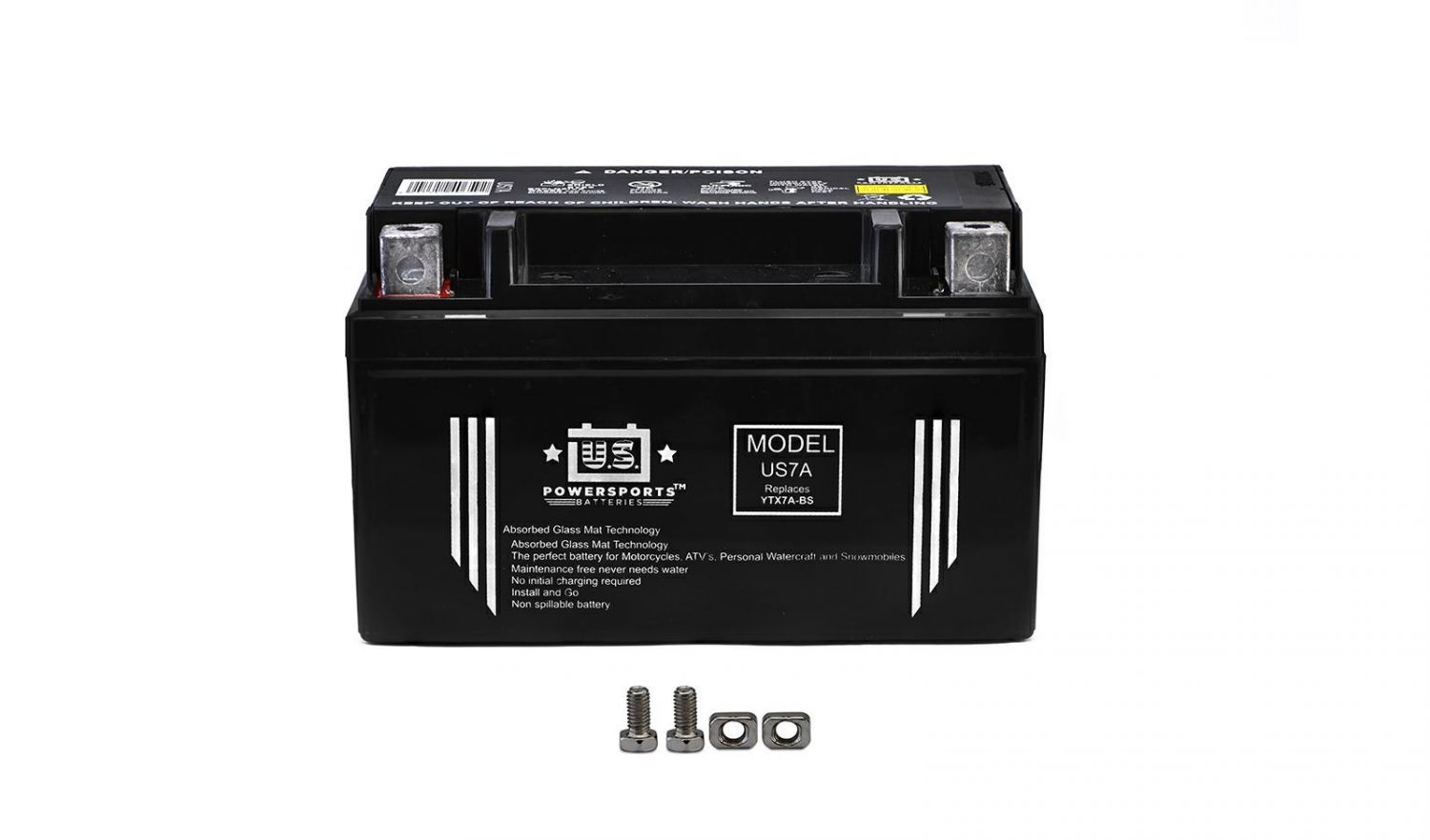 US Powersports Sealed Battery - 501077U US Powersports Sealed Battery - 501077U image