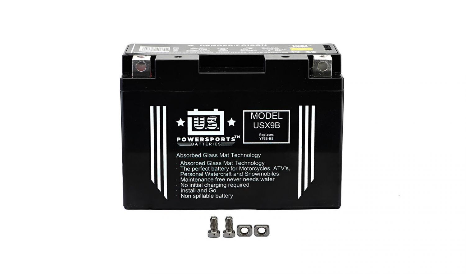 US Powersports Sealed Battery - 501098U US Powersports Sealed Battery - 501098U image