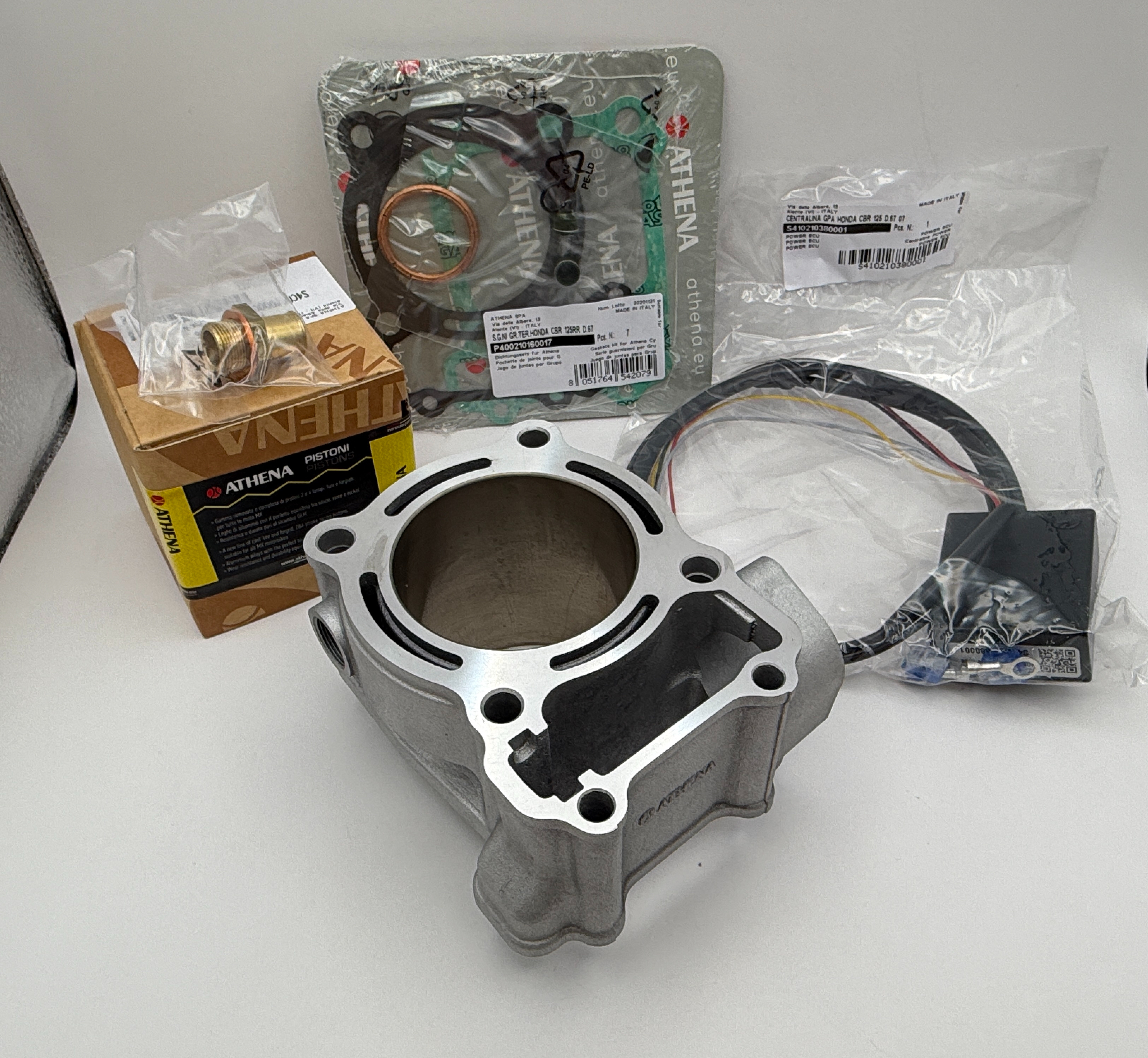 Athena Big Bore Cylinder Kit 67.00mm (+9.00mm) Top Set, Piston Honda CBR125 07-10 (170cc)
