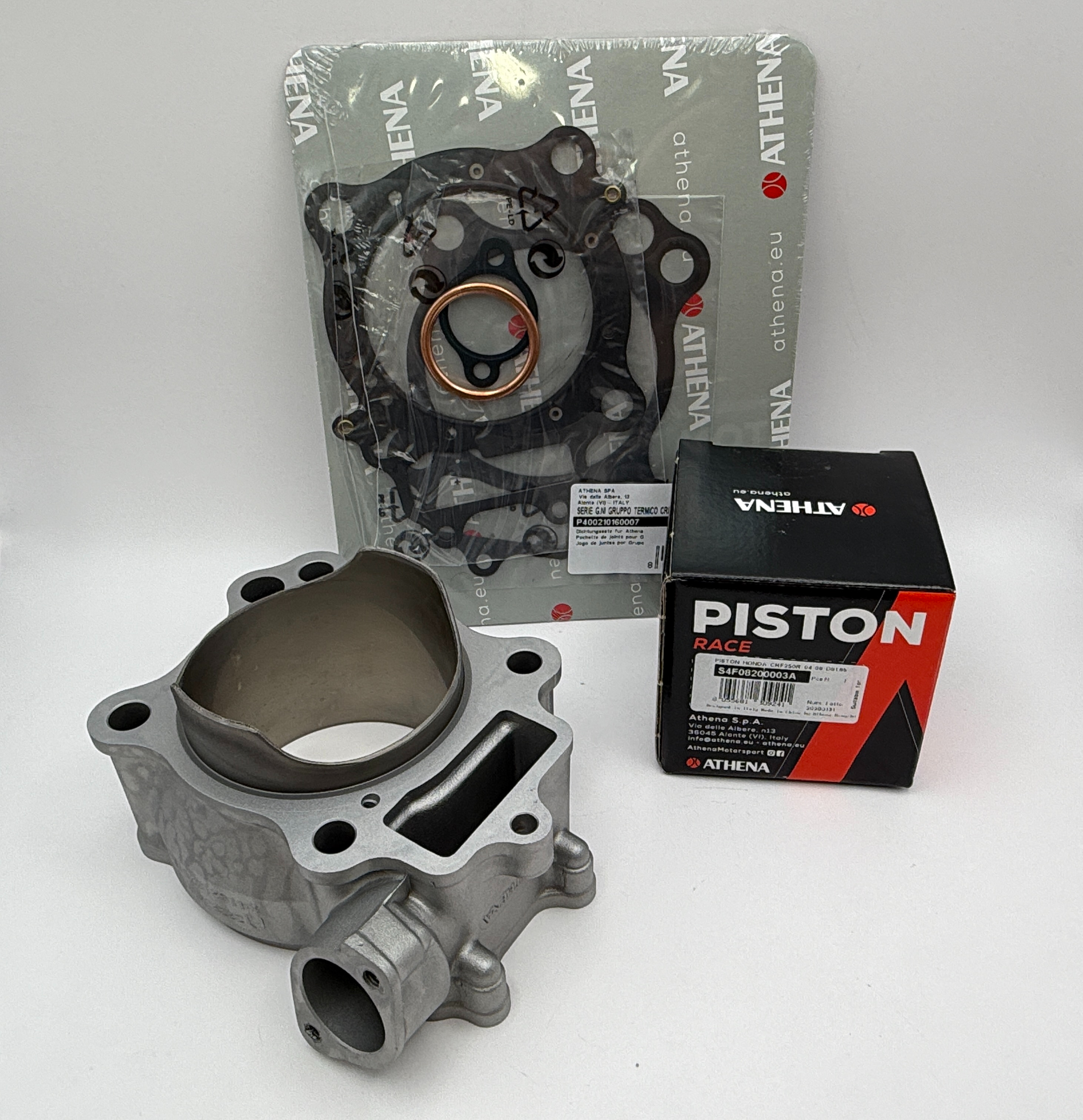 Athena Big Bore Cylinder Kit 82.00mm (+4.00mm) Top Set, Piston Honda CRF250R 04-09 (280cc)