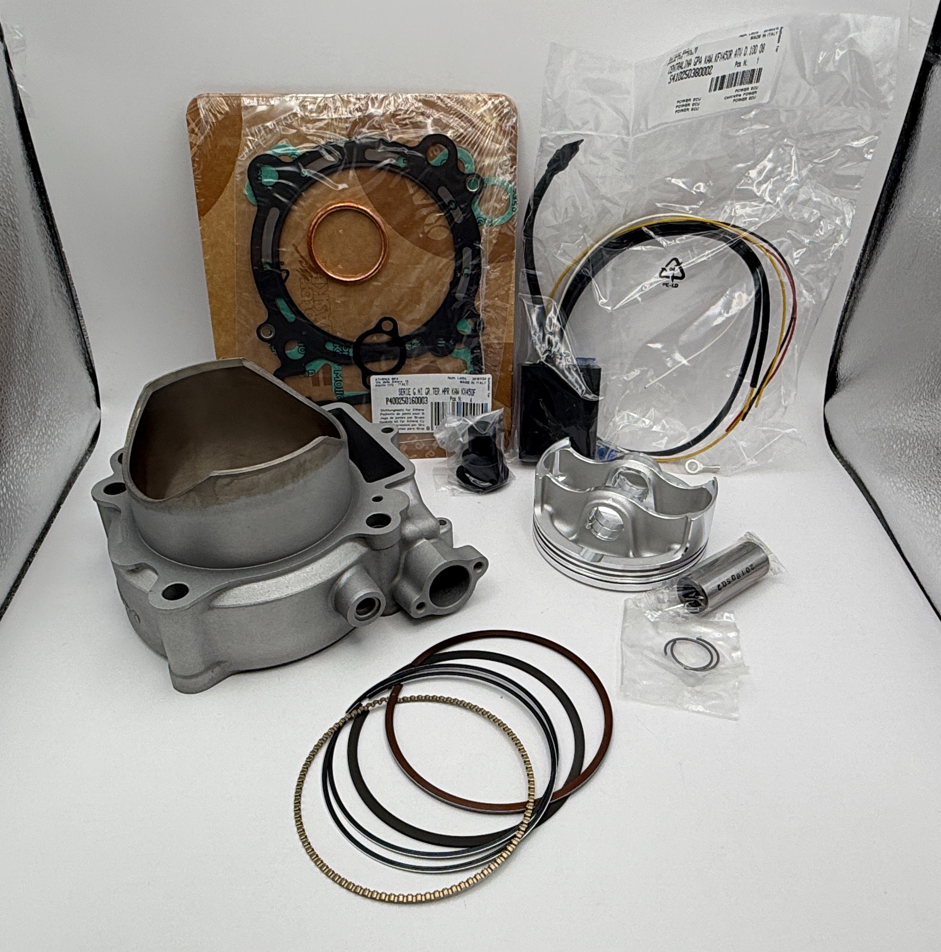 Athena Big Bore Cylinder Kit 100.00mm(+4.00mm) T Set,Piston Kawasaki KFX450R 08-14 (490cc)