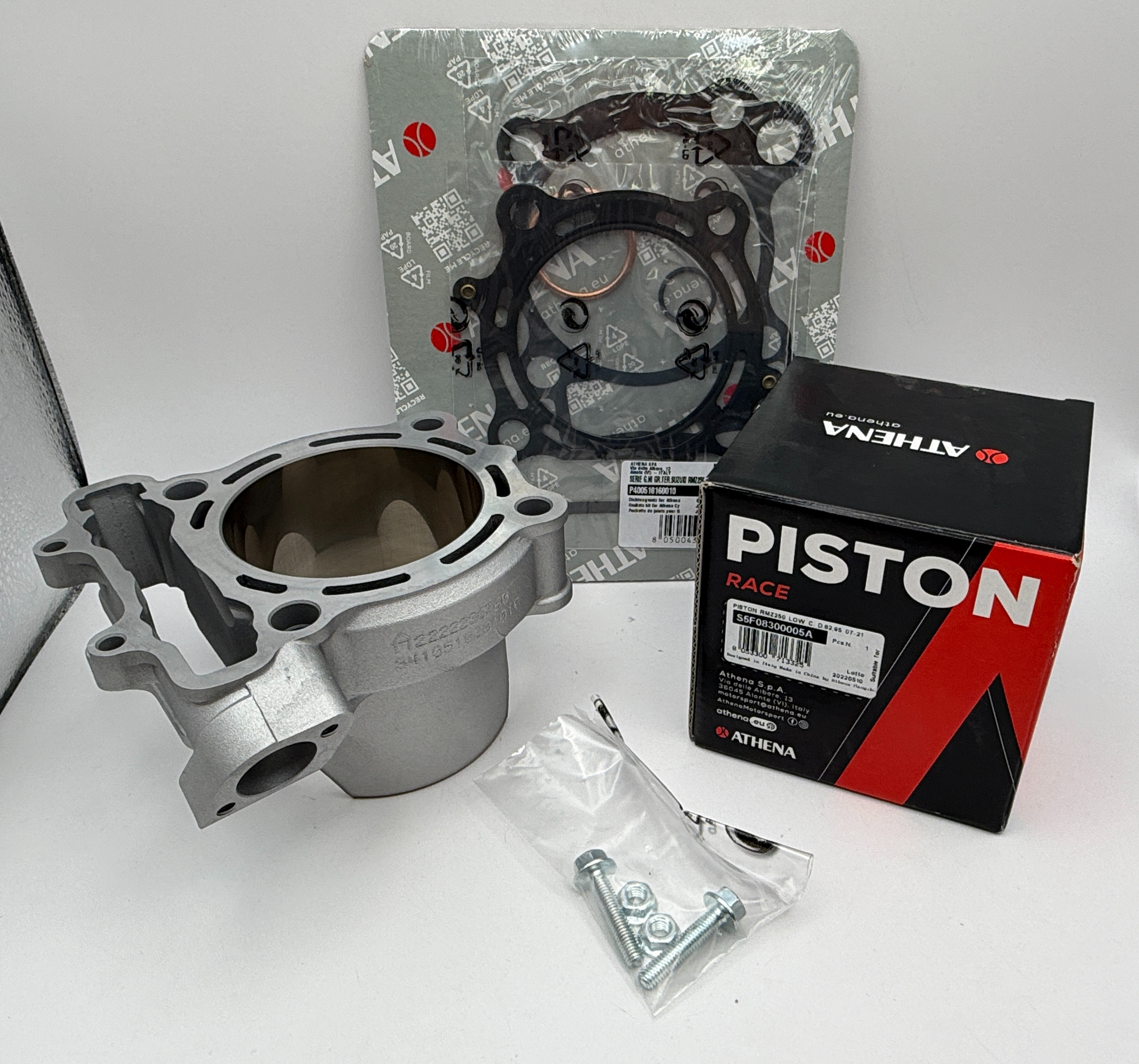 Athena Big Bore Cylinder Kit 83.00mm (+6.00mm) Top Set,Piston Suzuki RM-Z250 07-09 (290cc)