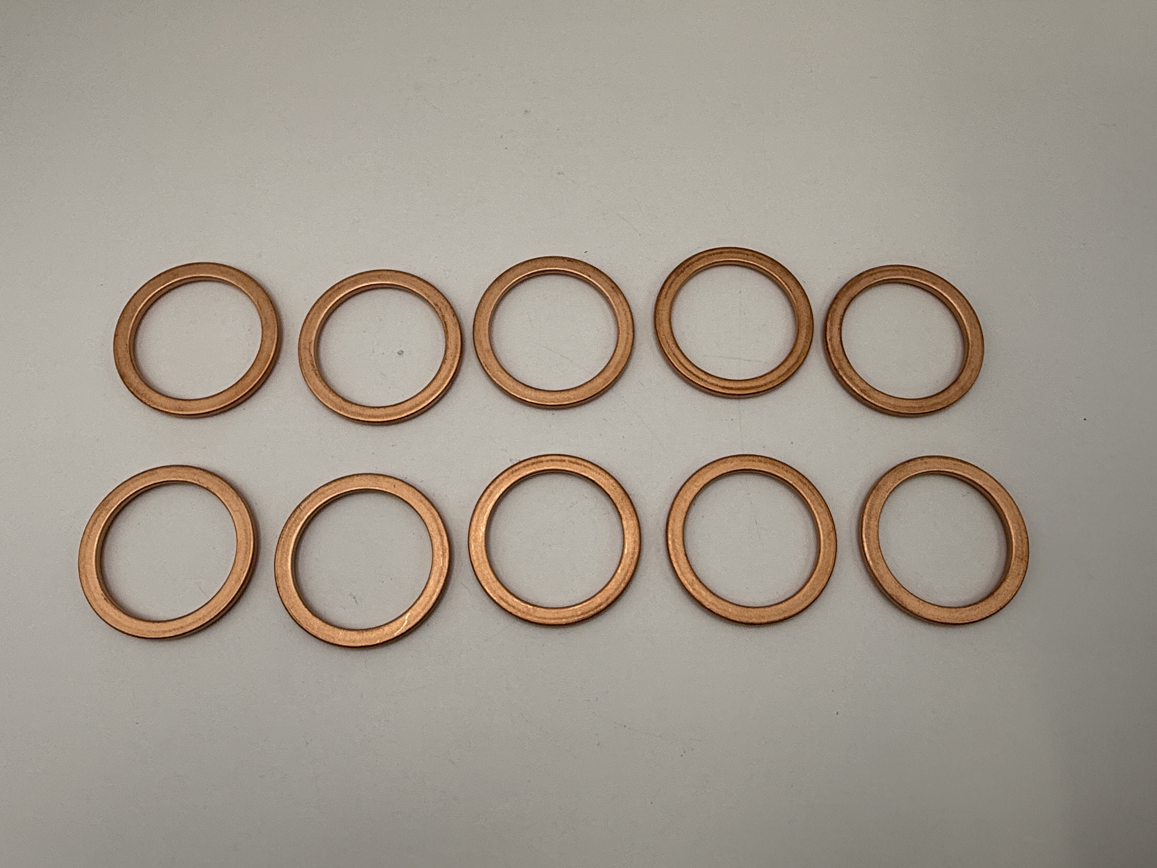 Hendler Exhaust Gaskets Copper OD 42mm, ID 33mm, Thickness 5mm
