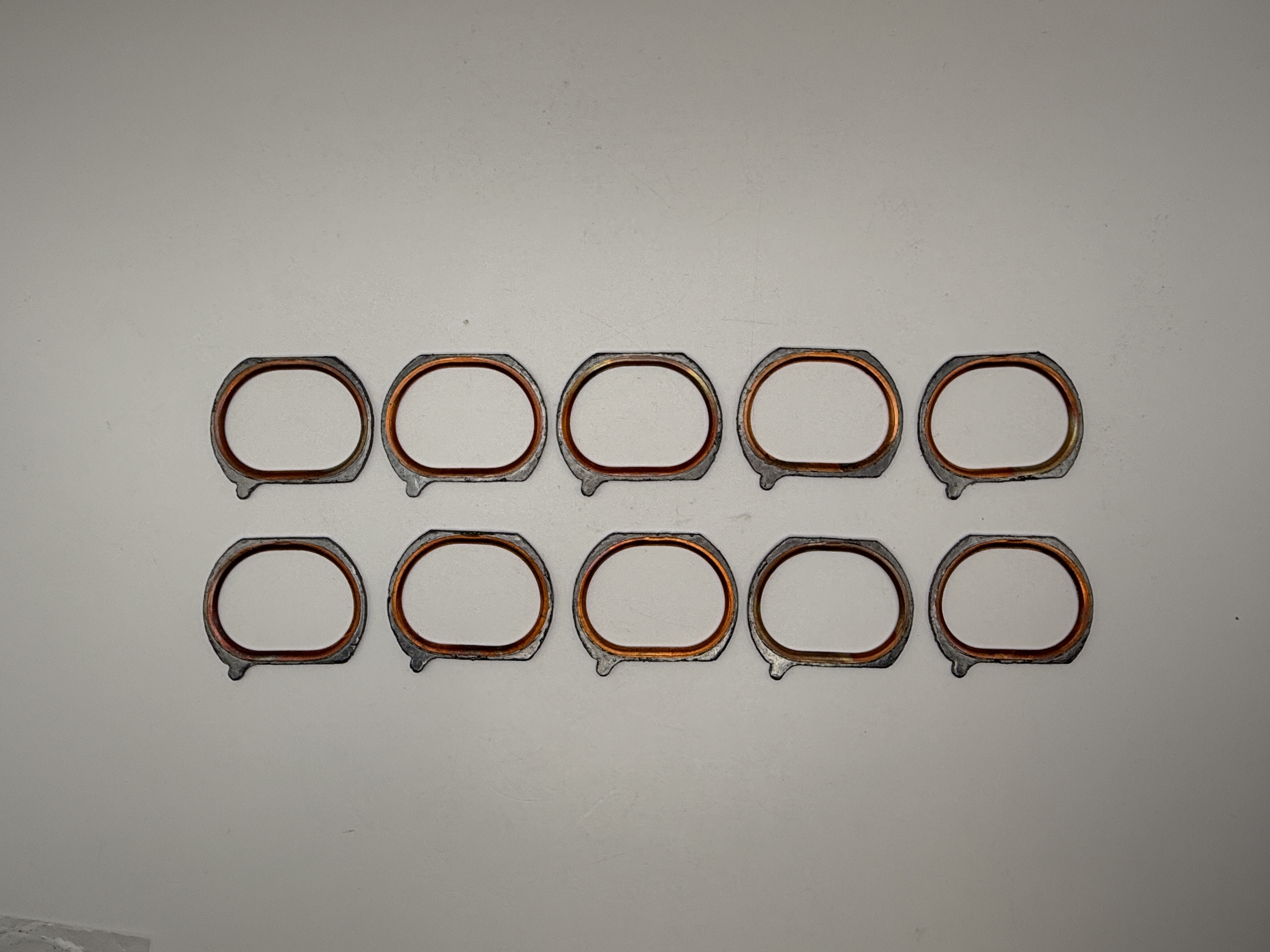 Hendler Exhaust Gaskets Oval Honda CBR1000RR4-RR7 OD 50mm/39mm
