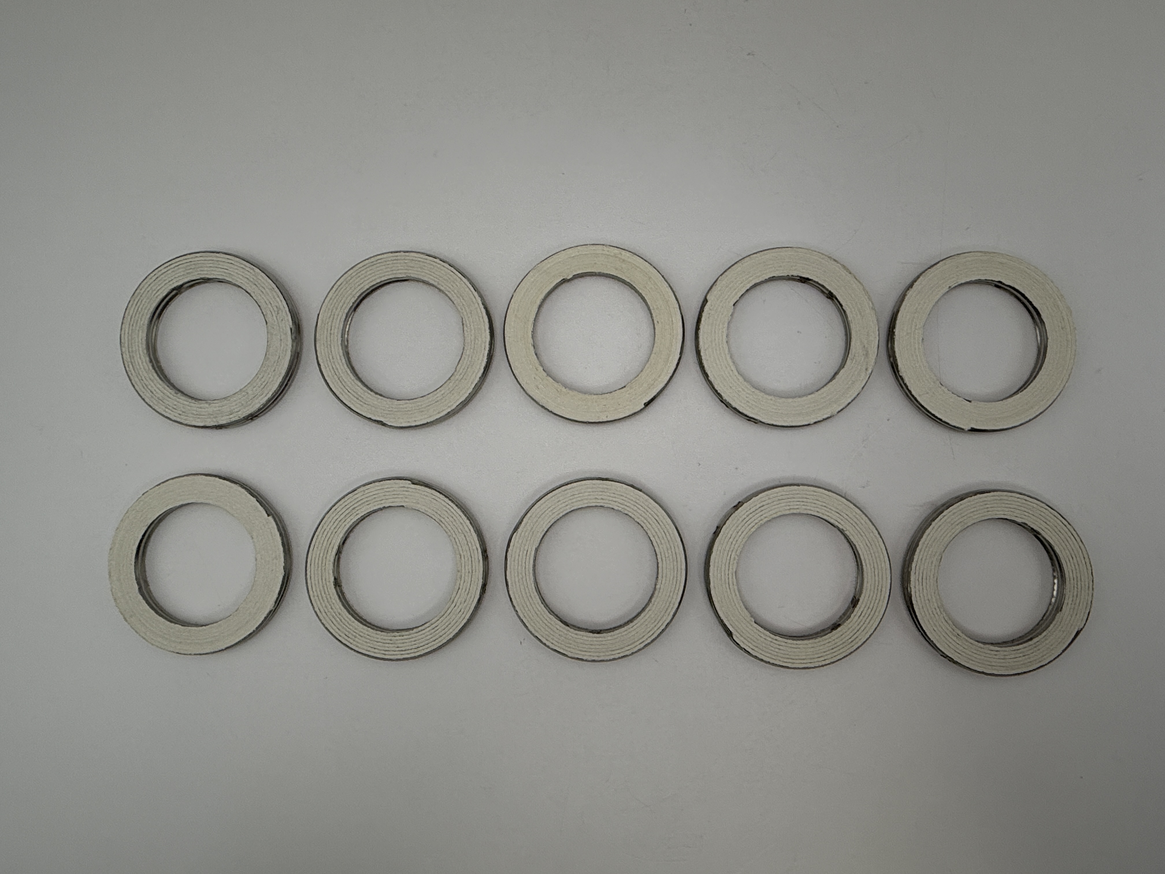 Hendler Exhaust Gaskets 45mm Alloy For Yamaha RD80LC, DT80LC OD 45mm, ID 30mm, Depth 5.5mm