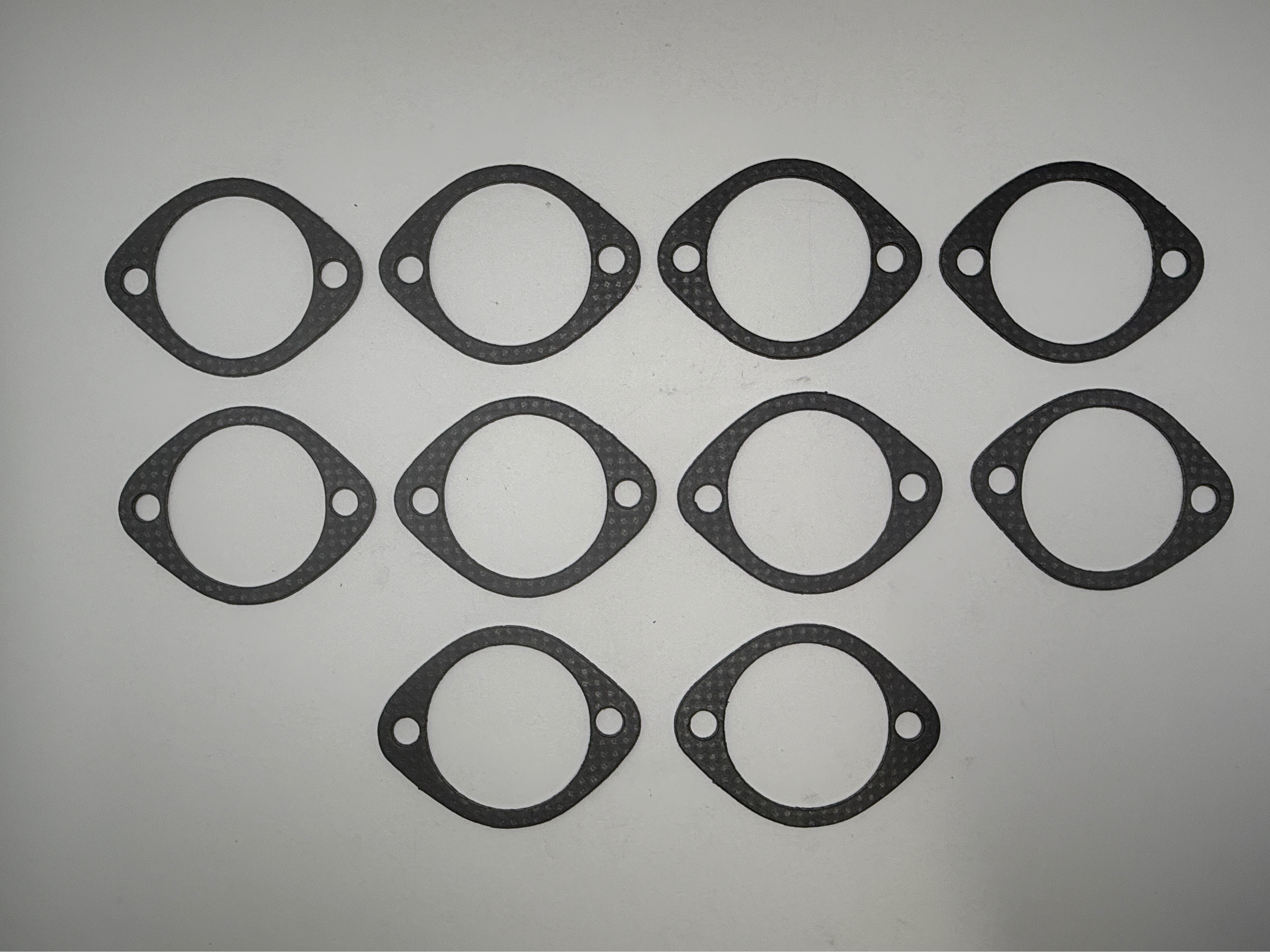 Hendler Exhaust Gaskets RD350LC,YPVS Outer Paper Gasket ID 55mm, Hole Centres 68mm