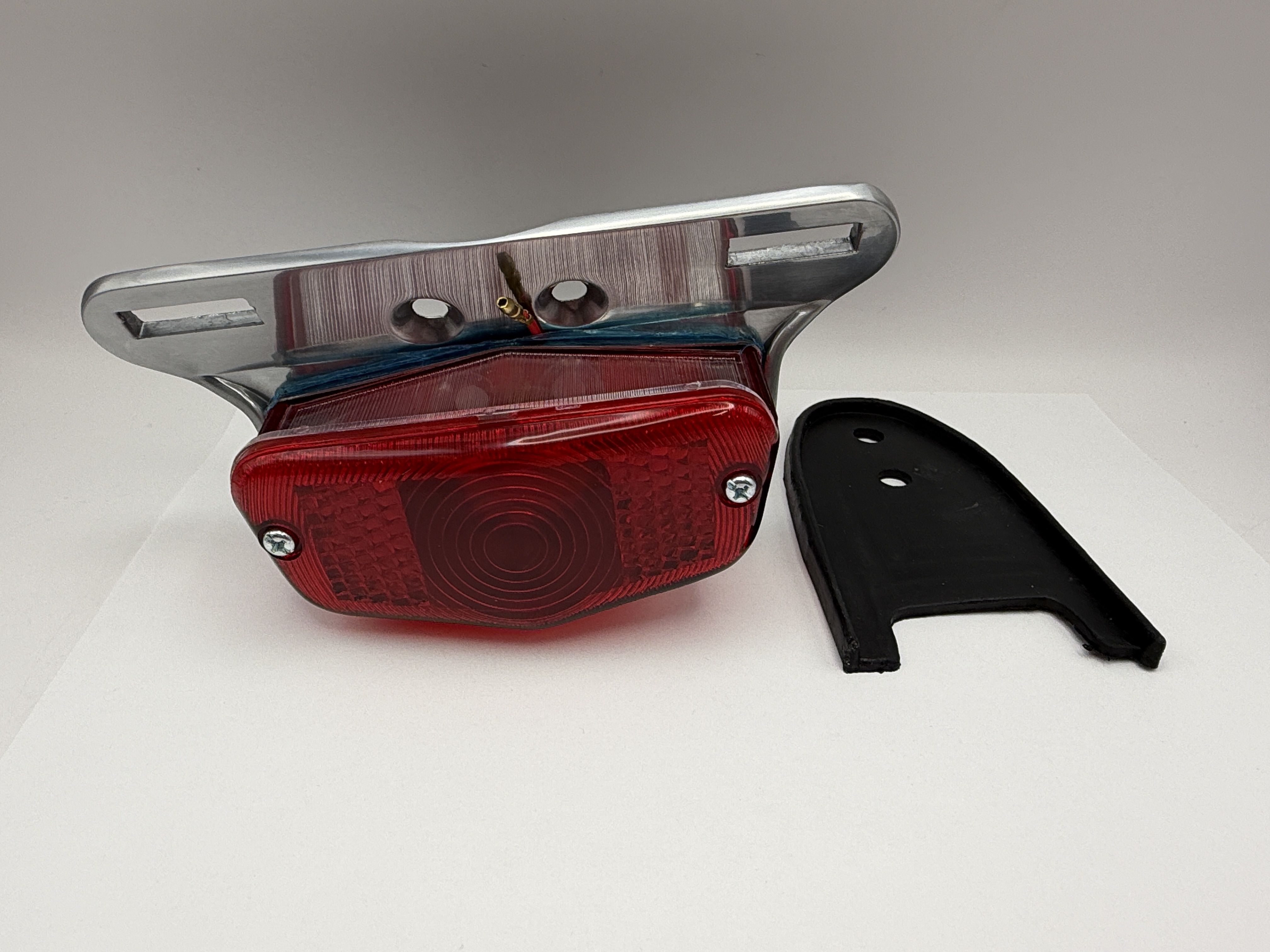 Hendler Complete Taillight Lucas With Polished Aluminium Bracket