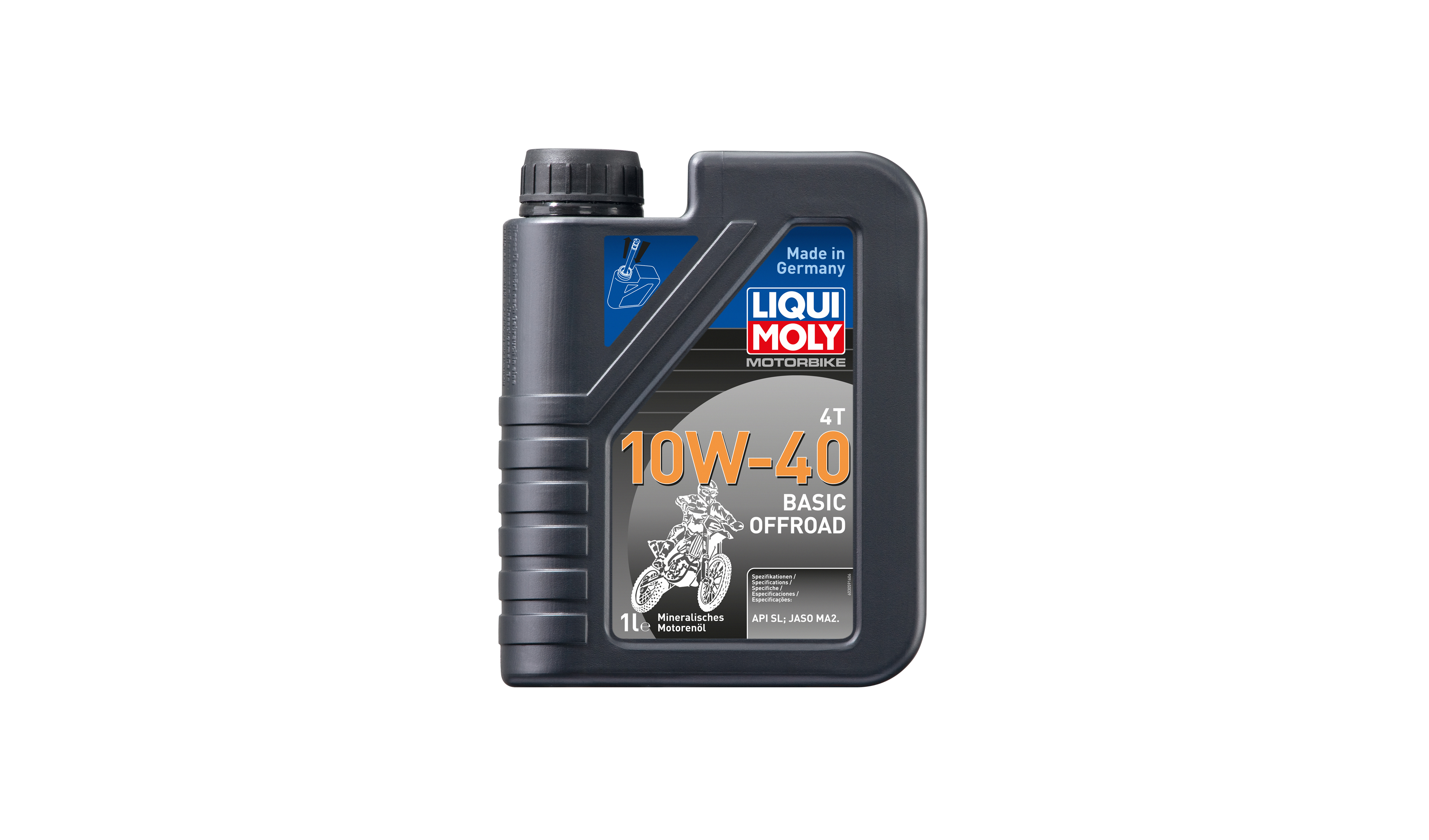 Liqui Moly 4T Motorbike 10w40 Basic Off Road Mineral Oil (API SN Plus, JASO MA2) (6)
