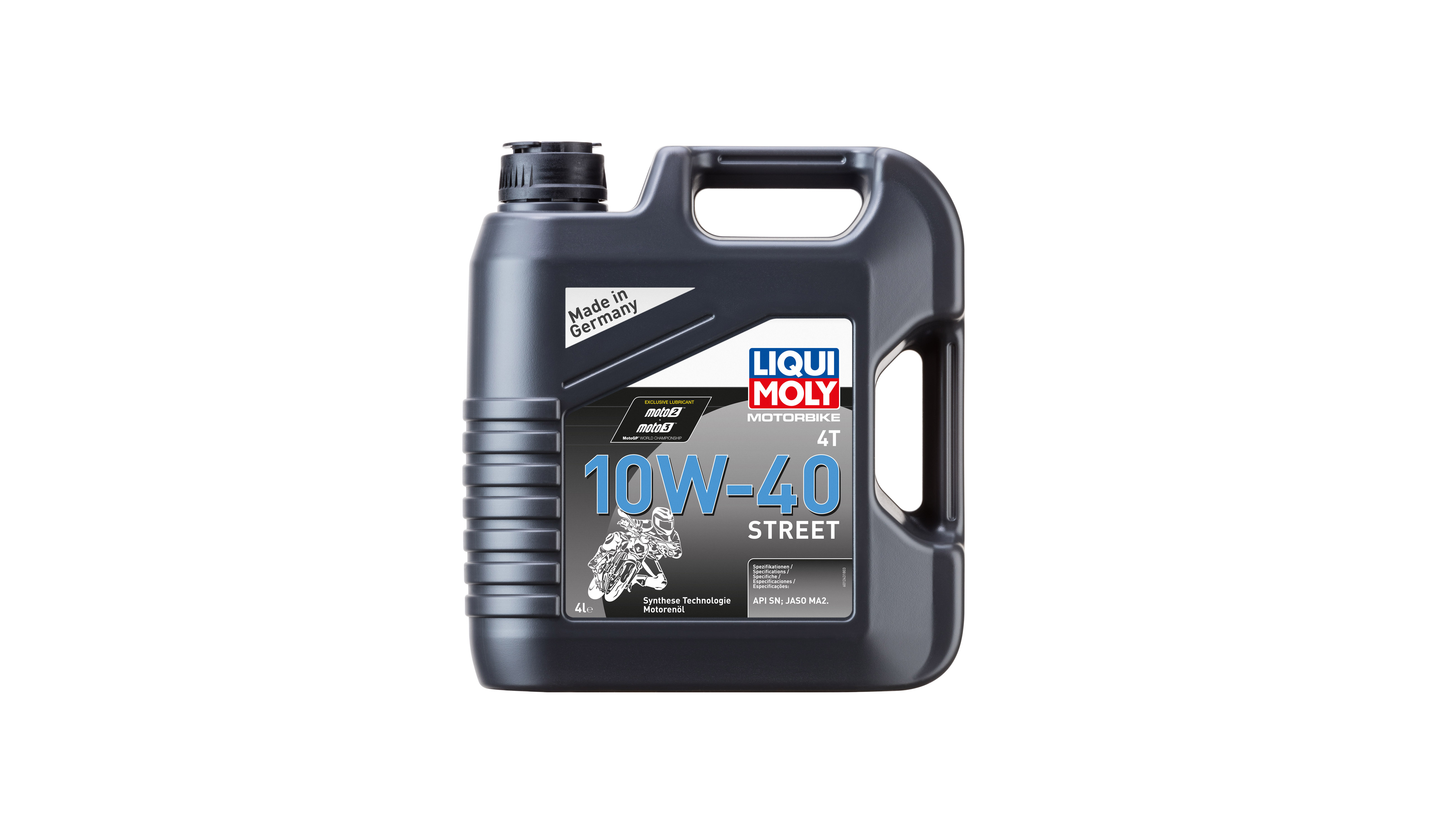 Liqui Moly 4T Motorbike 10w40 Street Synthetic Technology Oil (API SN Plus, JASO MA2) (4)