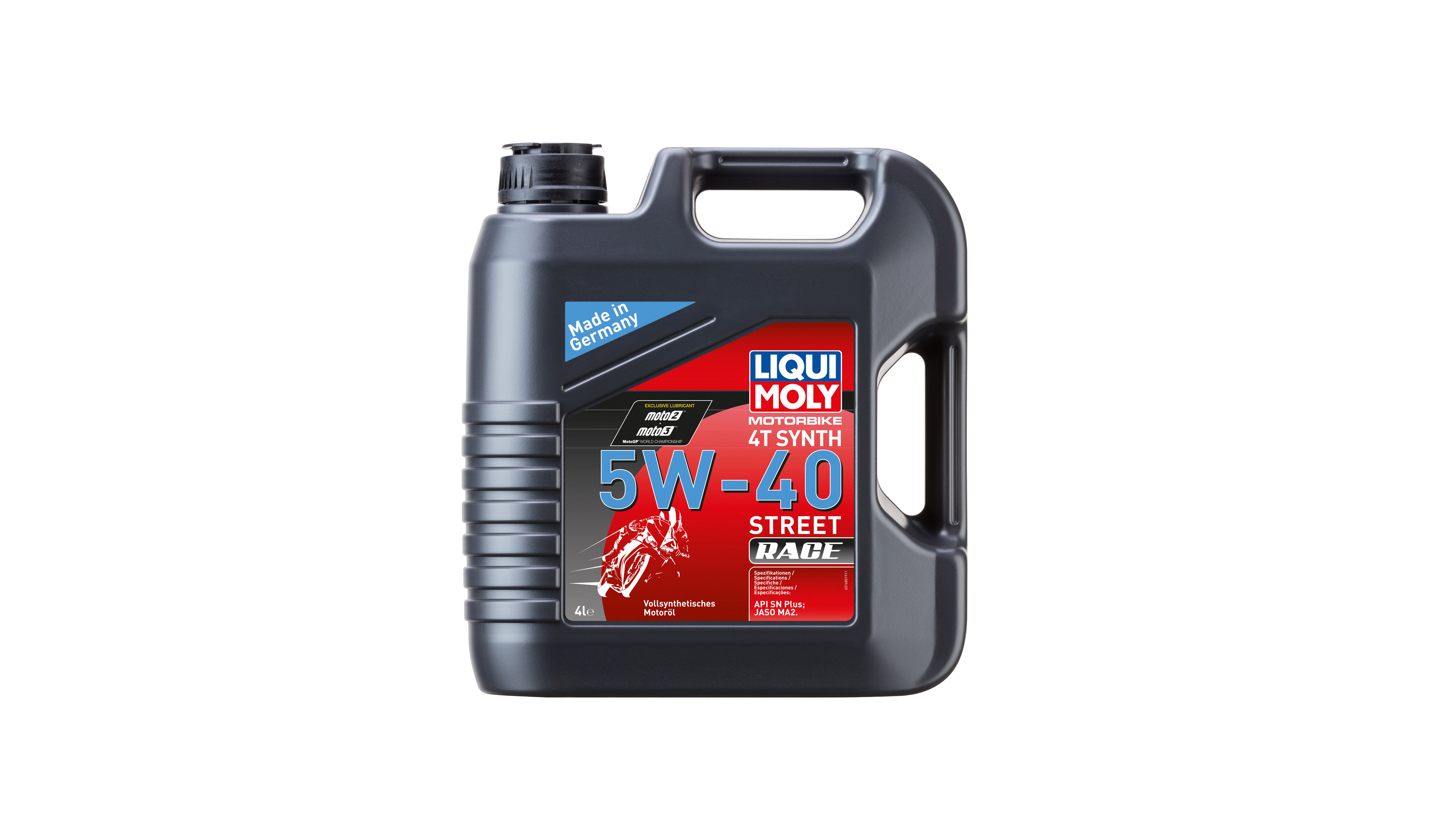 Liqui Moly 4T Motorbike Race 5w40 Street Fully Synthetic Oil (API SN Plus, JASO MA2) (4)
