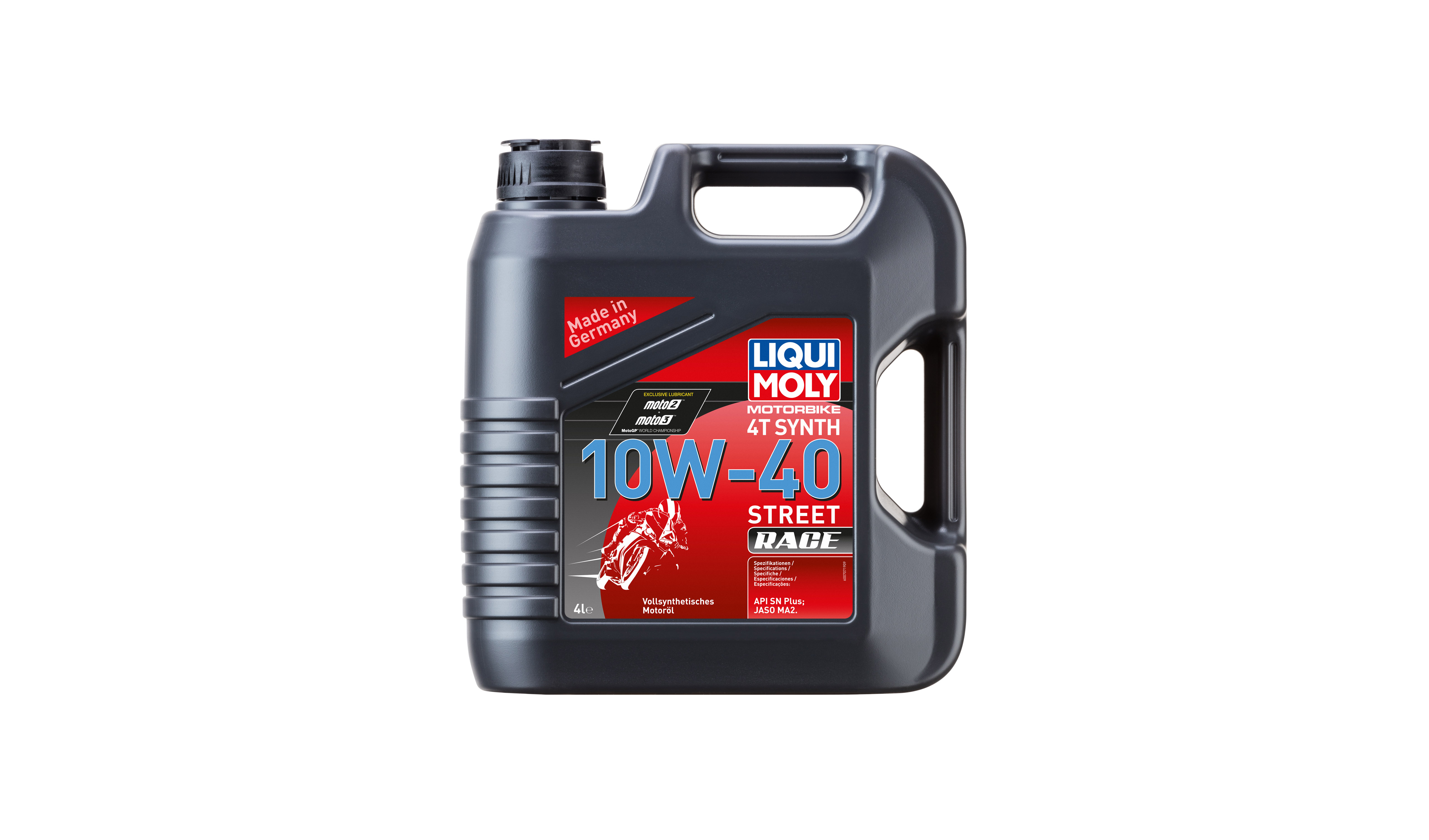 Liqui Moly 4T Motorbike Race 10w40 Street Fully Synthetic Oil (API SN Plus, JASO MA2) (4)