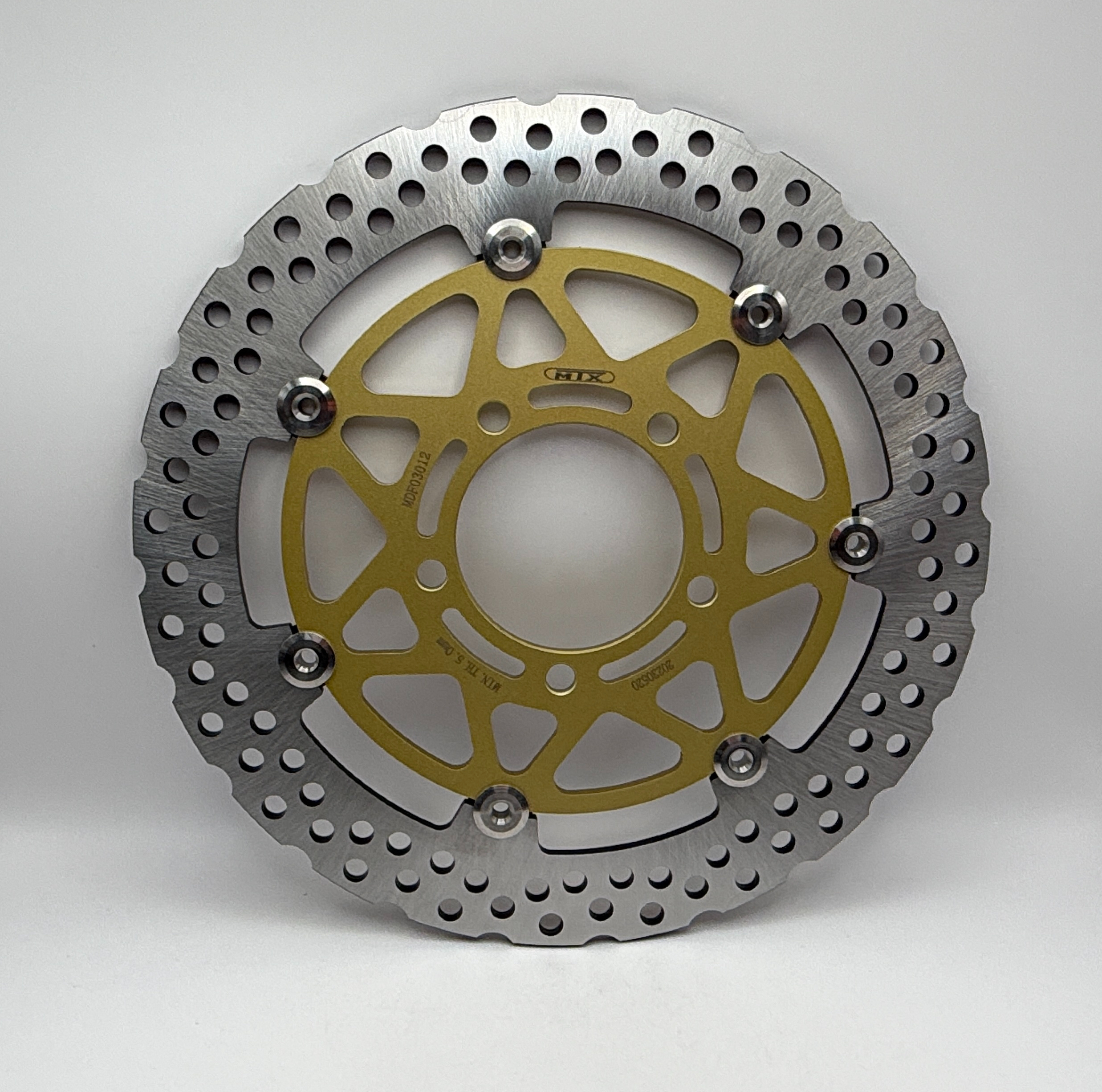 Hendler Front Brake Disc Kawasaki ZX-6R 05-11, ZX-10R 04-07, Z1000 07-13m Ninja 650 08-13 (Floating) (Some Black Core, Some Gold Core)