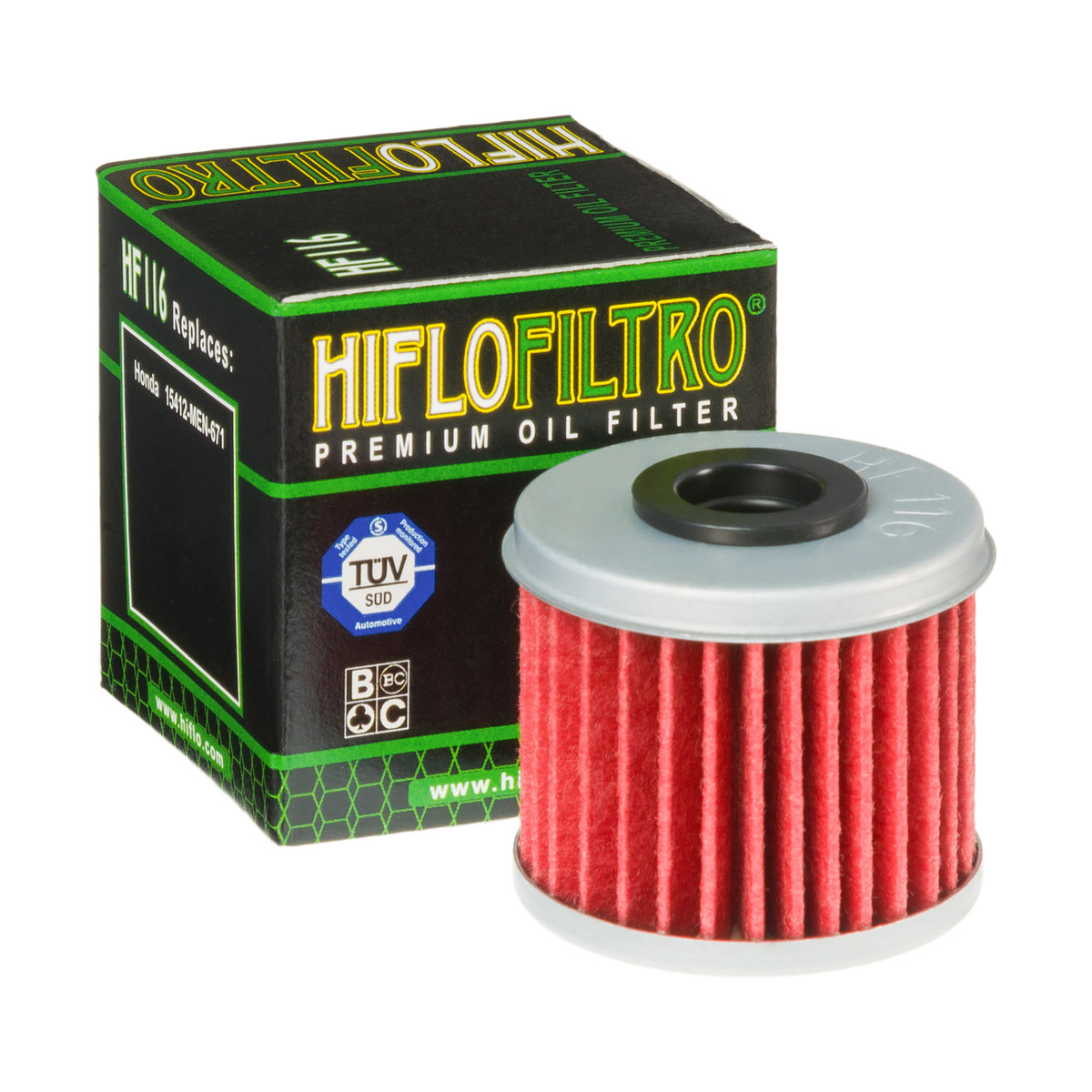 HiFlo Oil Filter Honda CRF150R 07-23, CRF250R 04-23, CRF450R 02-23, CRF450X 05-23 OE Ref.15412-MEB-671, 15412-MEN-671