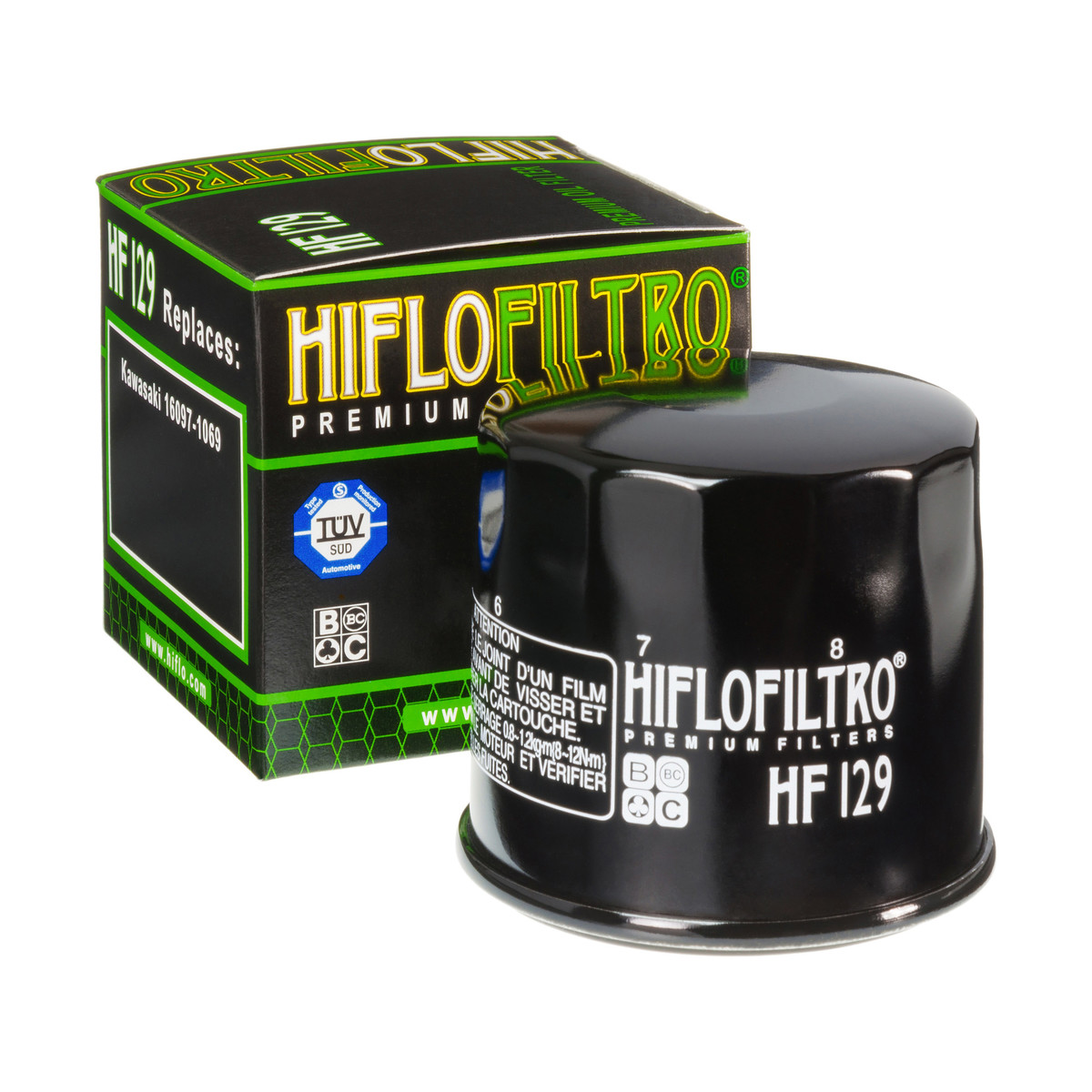 HiFlo Oil Filter Kawasaki KAF820 Mule 18-22, KAT820 Mule 22-23, KAF950 00-15, HISUN Sector 250/450/550/750, Strike 250/550 OE Ref.16097-0010, 16097-1069, P003000152000000