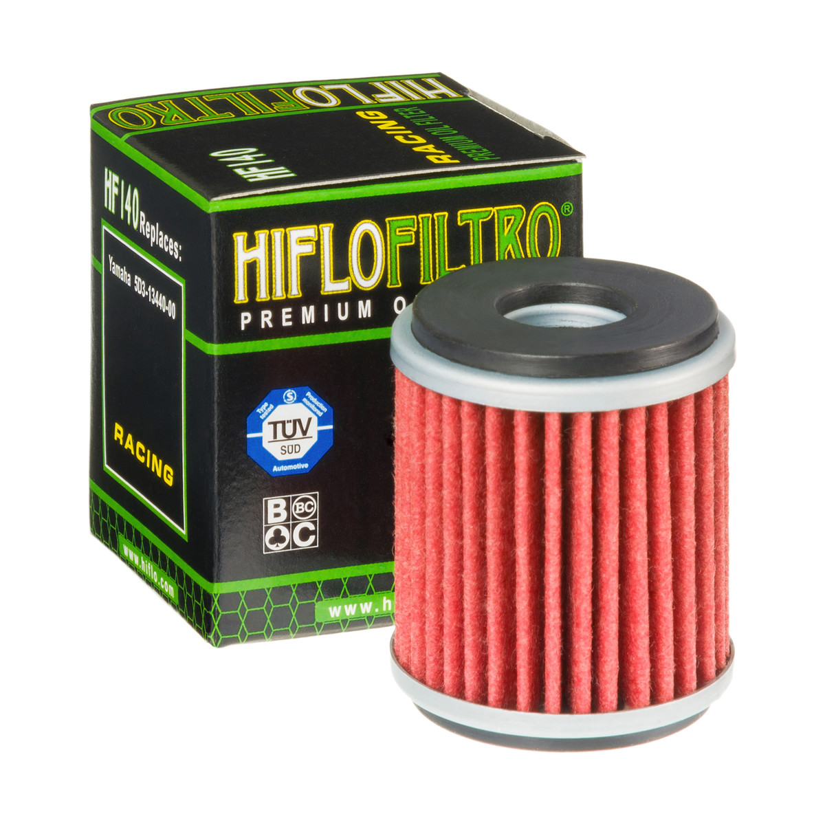 HiFlo Oil Filter Yamaha MT125 15-20, YZFR125 15-20, WR250 09-22, YZ250F 09-23, WR450 09-23, YZ450F 09-23 OE Ref.1S4-E3440-00, 38B-E3440-00, 5D3-13440-00/01/02/09